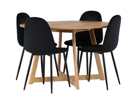 Essgruppe Dallas 4580 (Schwarz)
