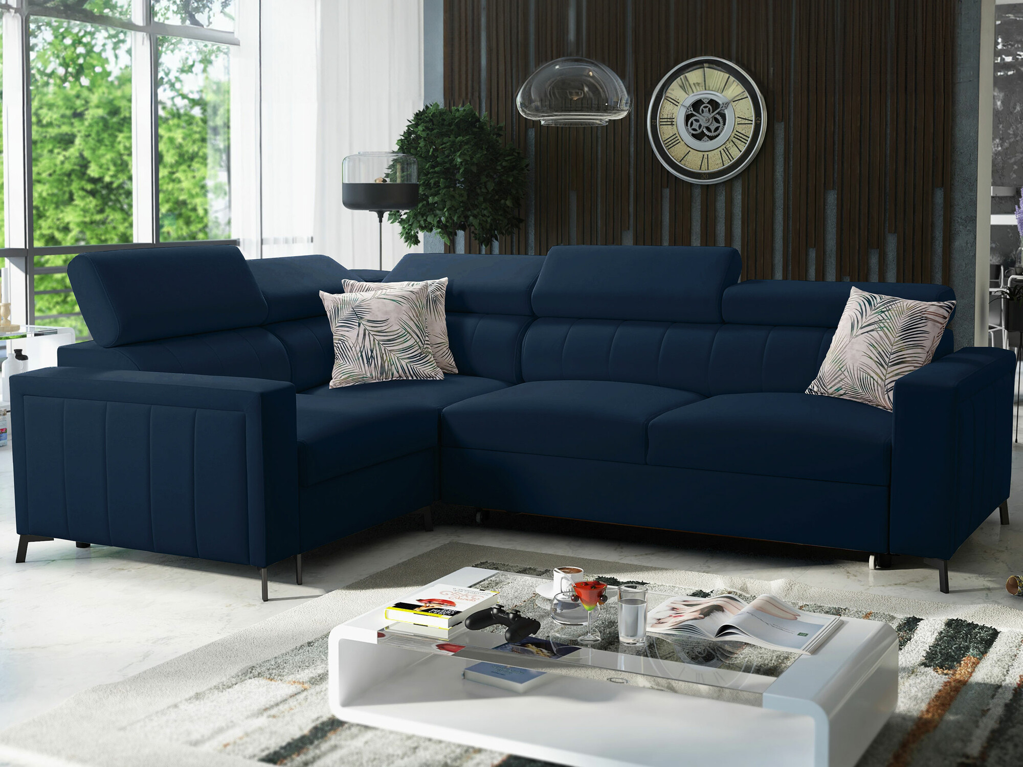 Ecksofa Sarasota 149 (Mono 242 + Botanical 36)