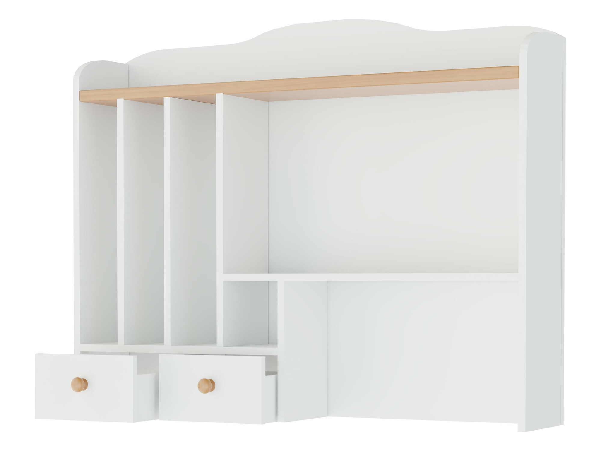 Regal Romelbo 136 (Weiss + Eiche)
