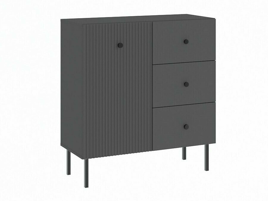 Wohnzimmer-Set Etliva 109 (Anthrazit)