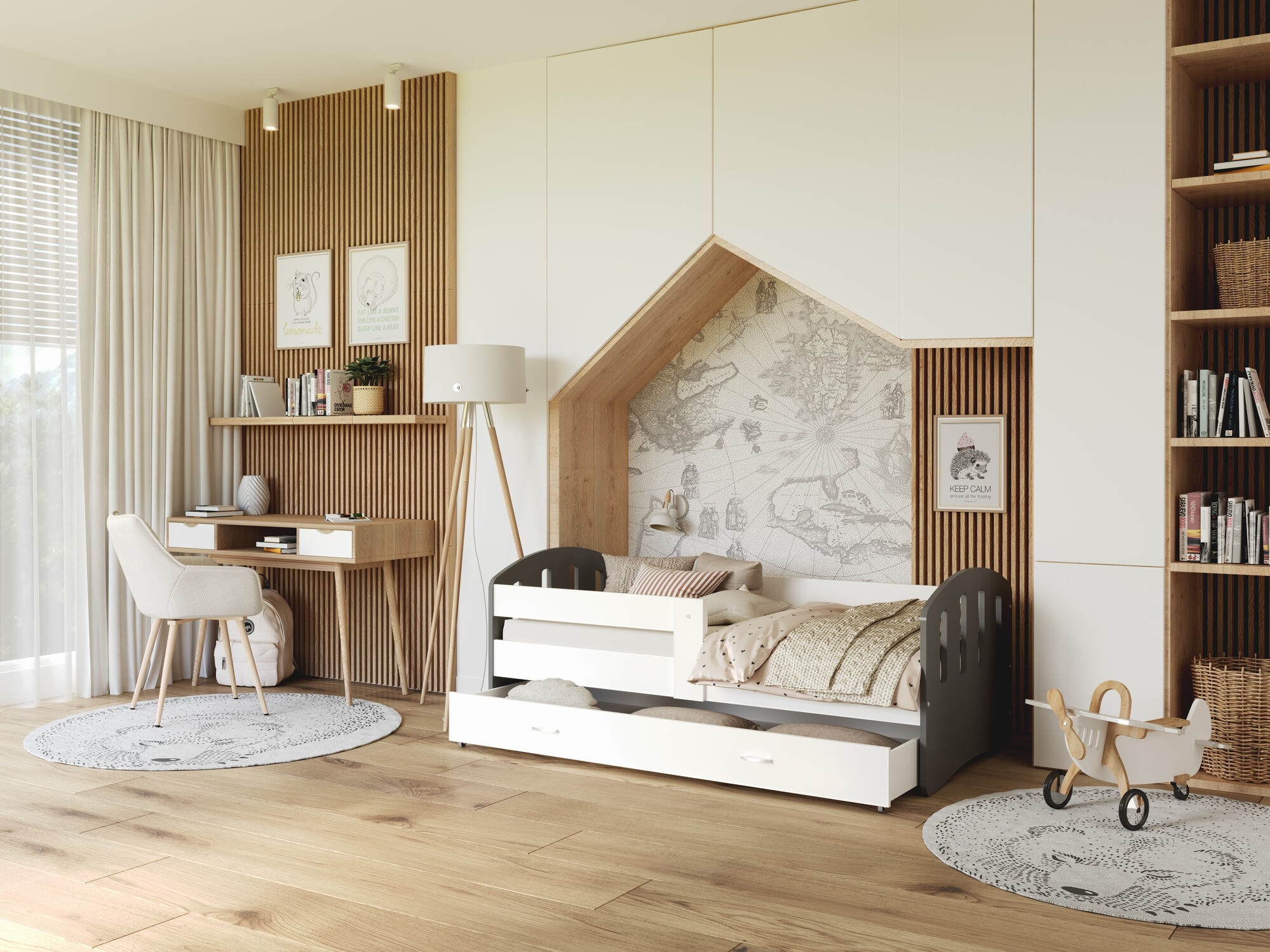 Bett Aurora 134 (Weiss)