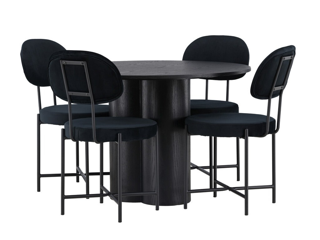 Essgruppe Dallas 4605 (Schwarz)