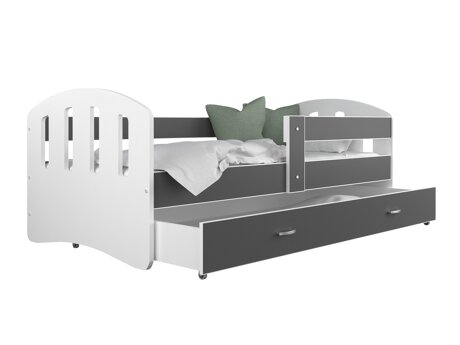 Bett Aurora 134 (Grau)