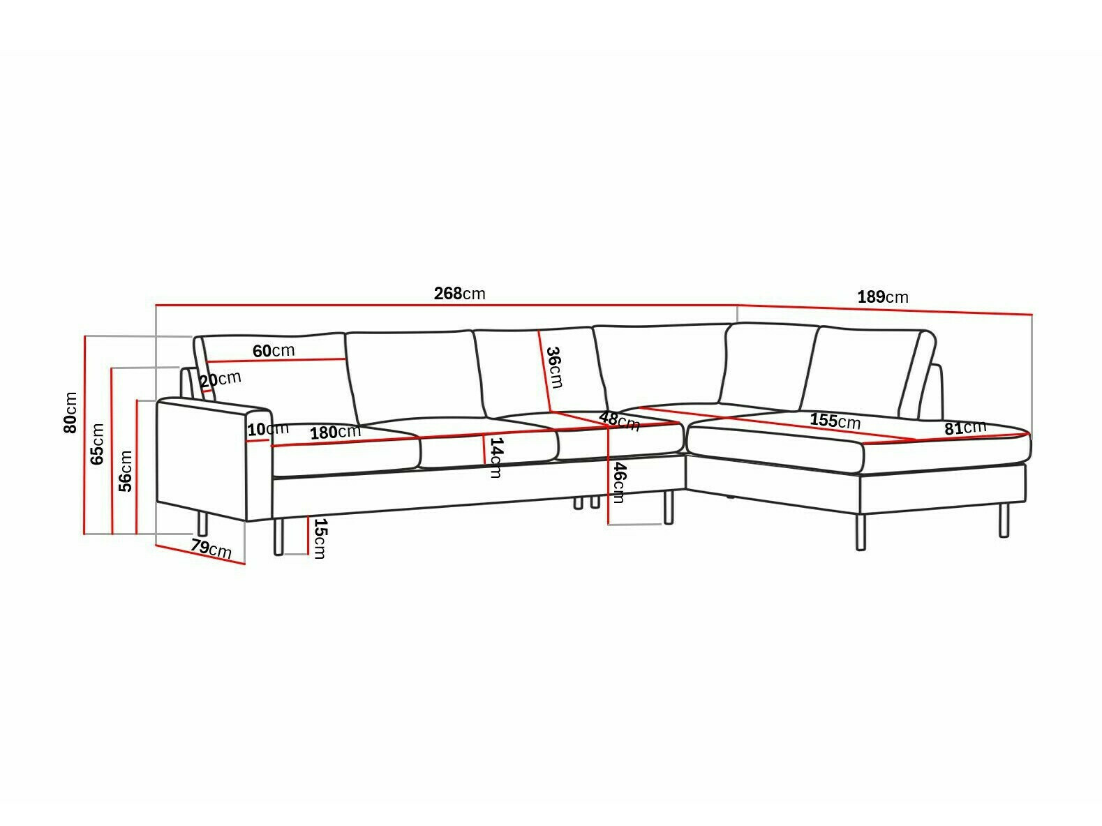 Ecksofa Tenfloa 100 (Malmo 90)