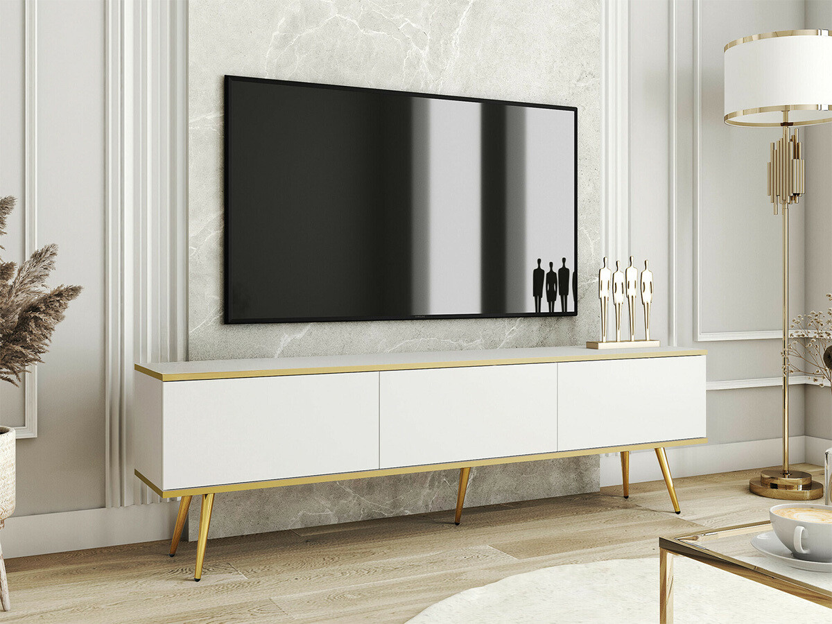 TV-Möbel Princal II (Weiss)