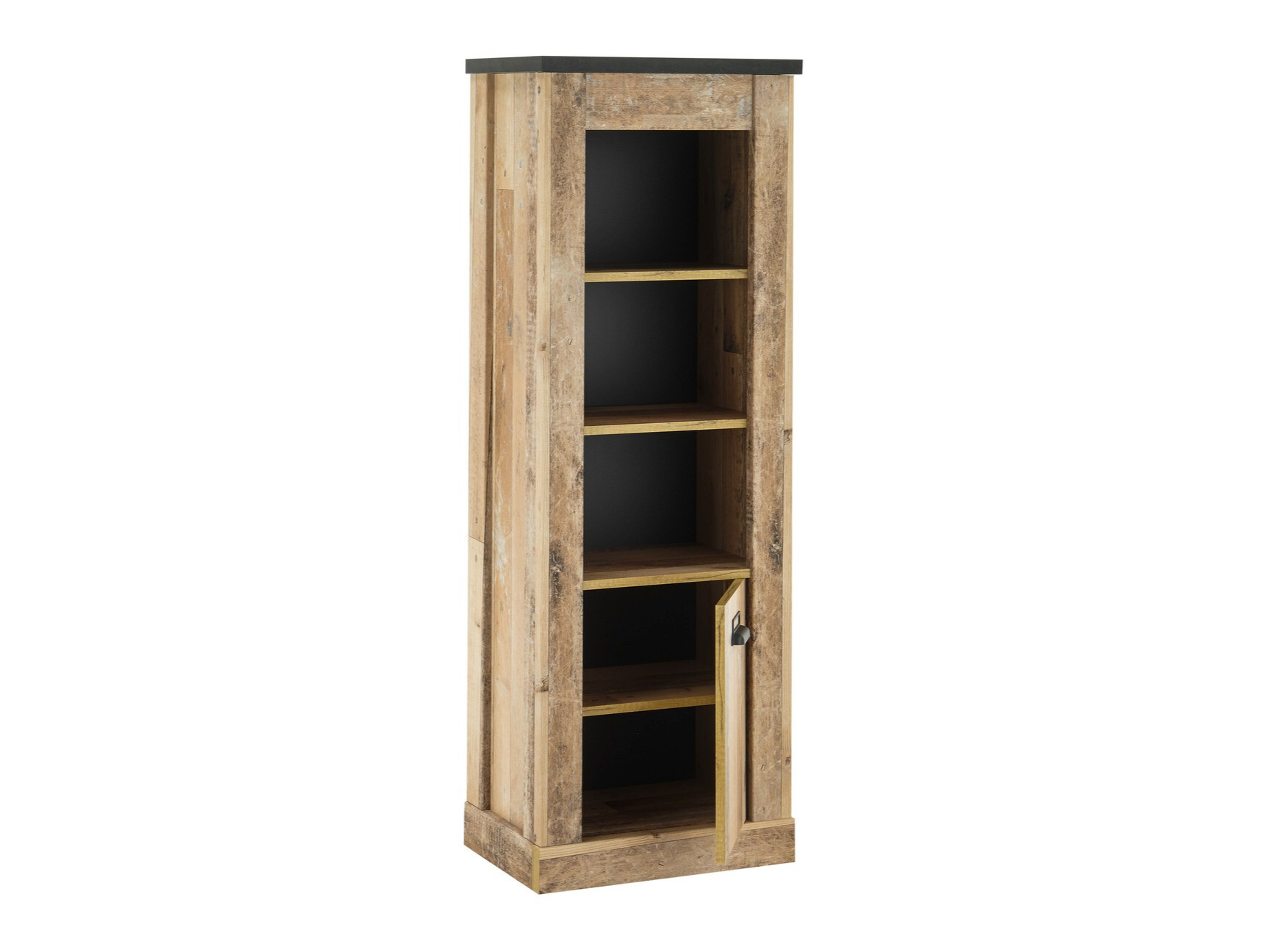 Wohnzimmer-Set Cirtale 131 (Gealtertes Holz + Anthrazit)