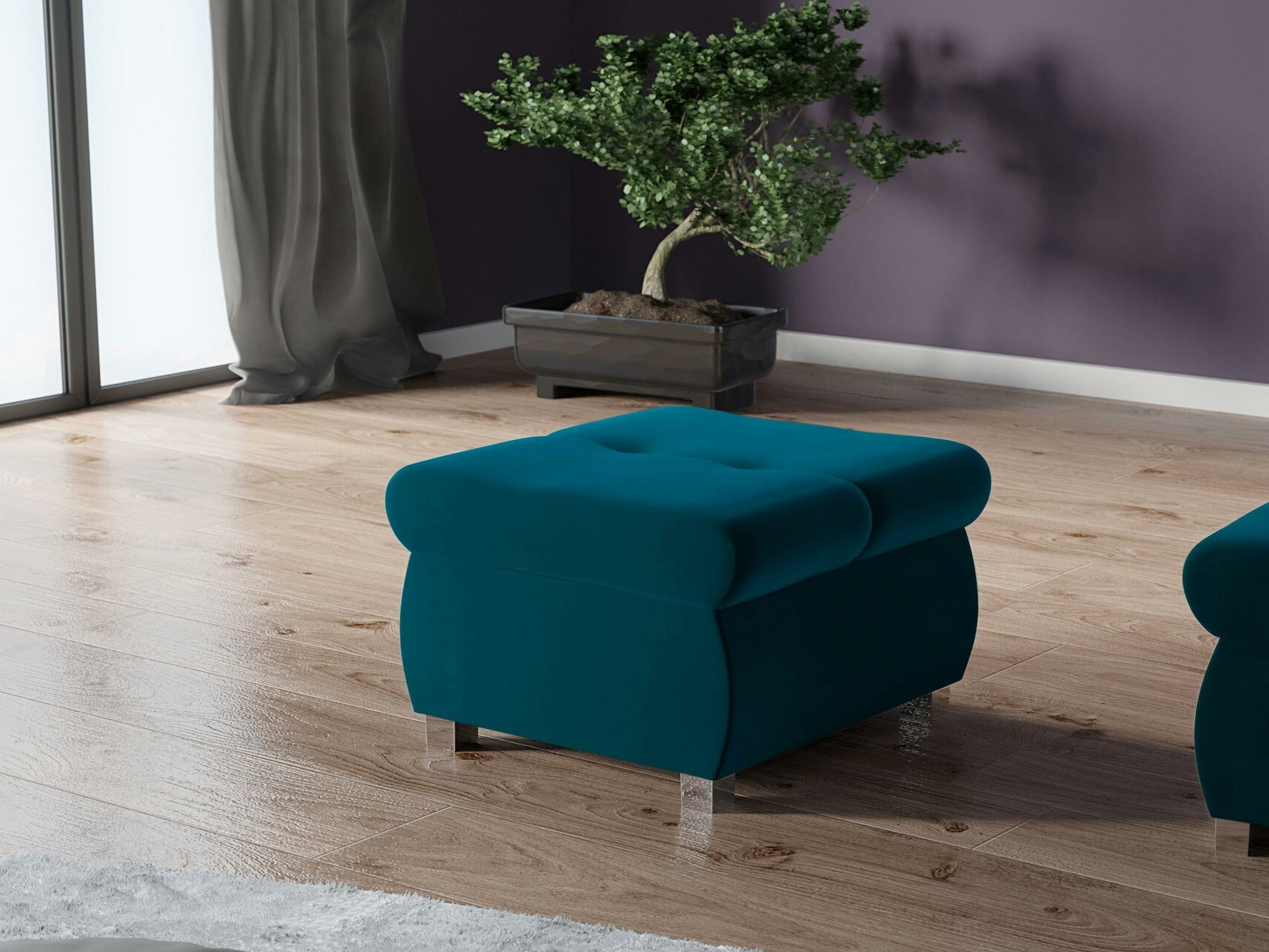 Hocker Comfivo 122 (Venus Velvet 2911)