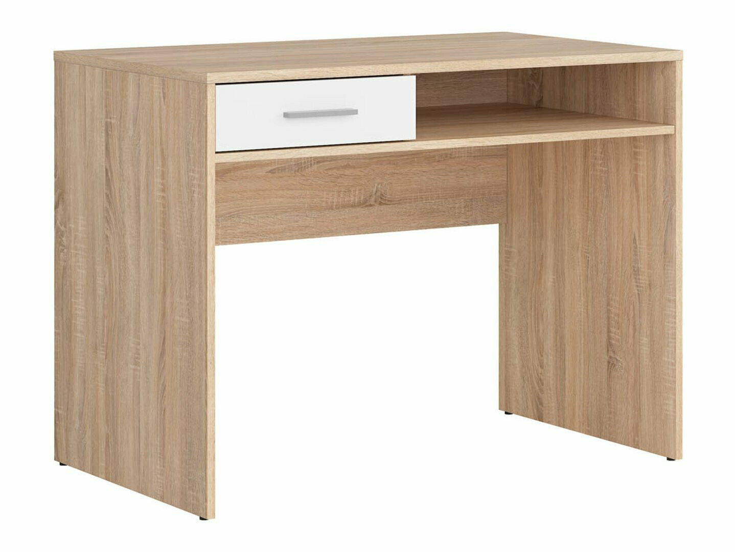 Bürotisch Novsore 108 (Sonoma eichenholz + Weiss)