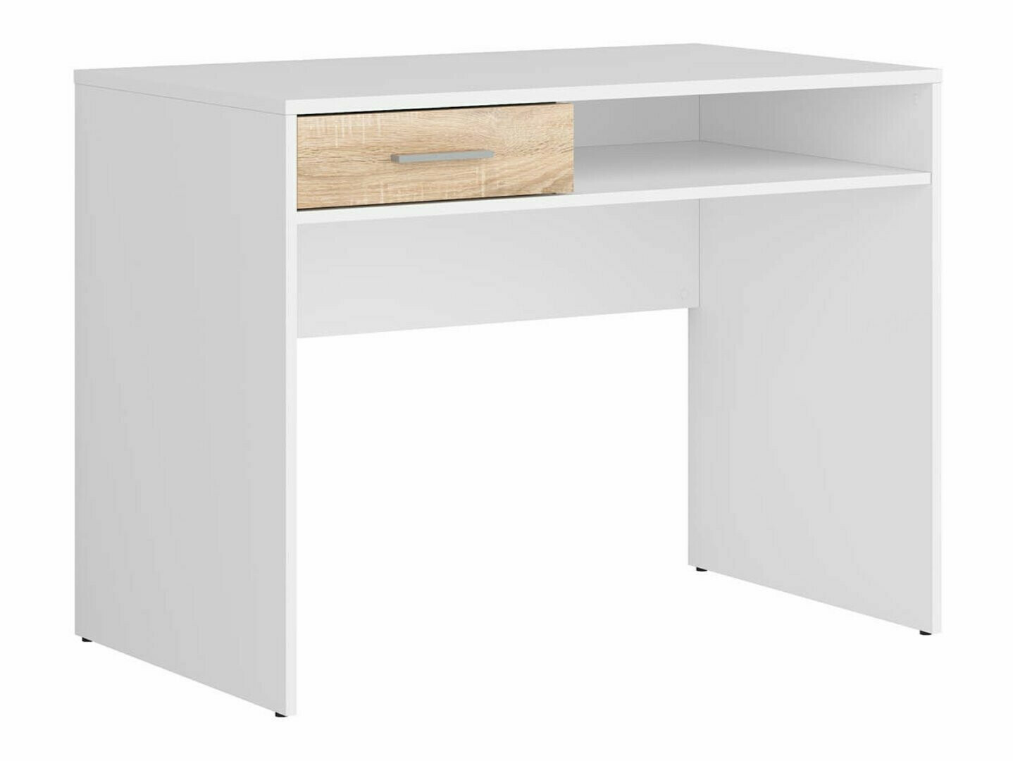 Bürotisch Novsore 108 (Weiss + Sonoma eichenholz)