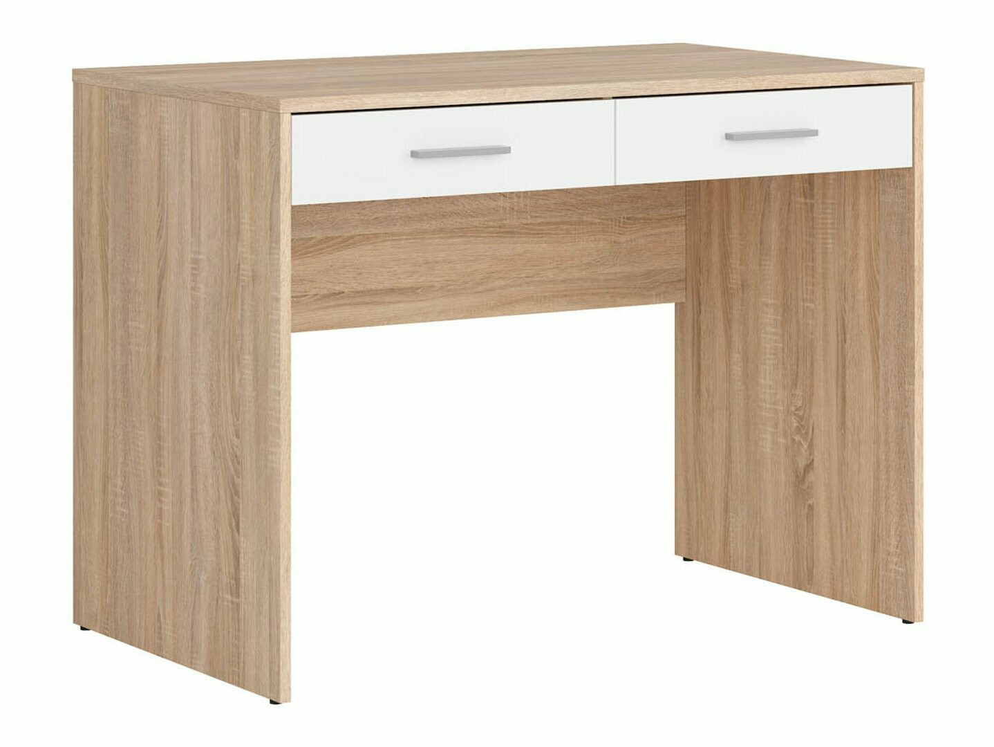 Bürotisch Novsore 109 (Sonoma eichenholz + Weiss)