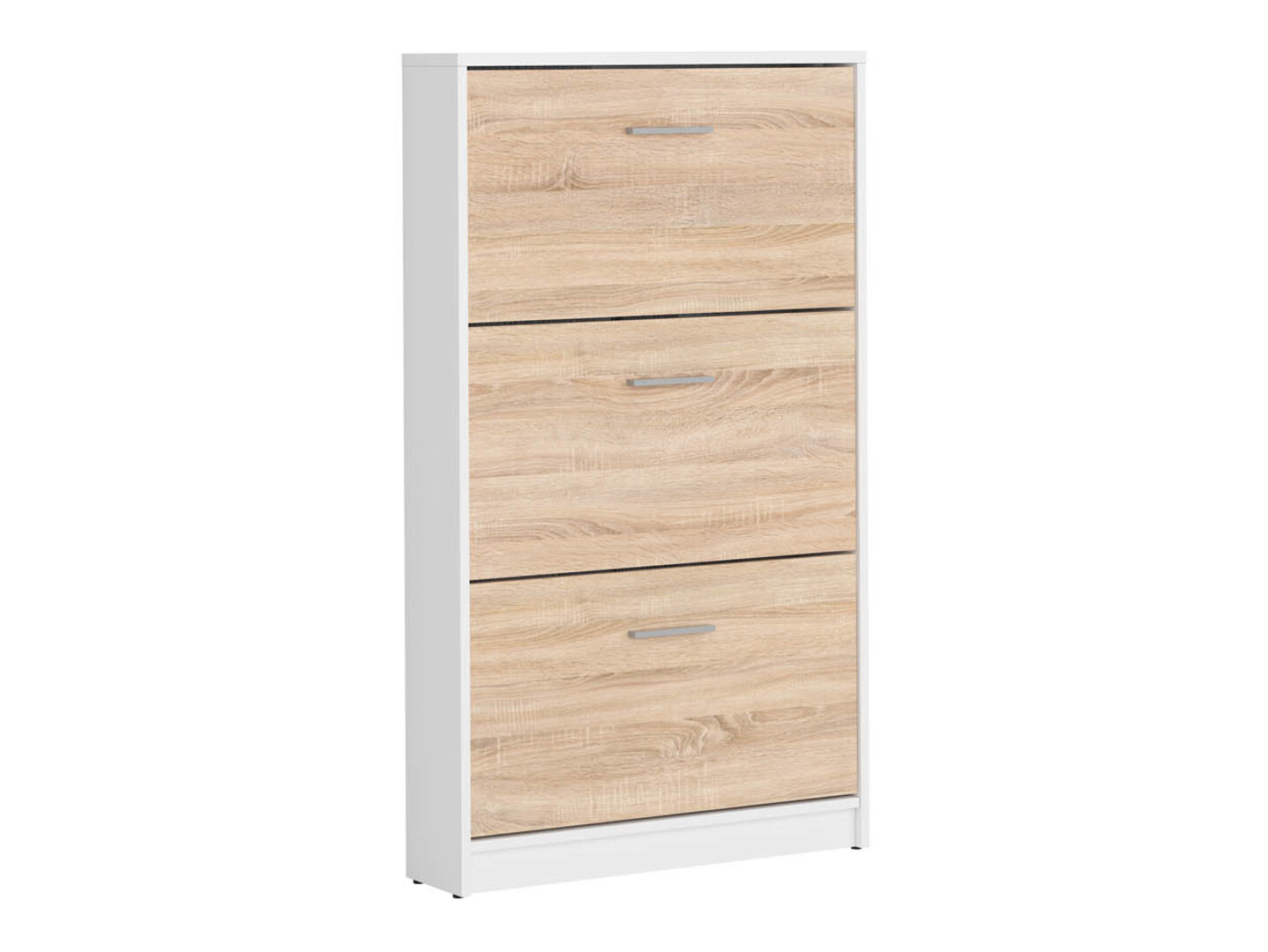 Schuhschrank Novsore 113 (Sonoma-Eiche + Weiss)