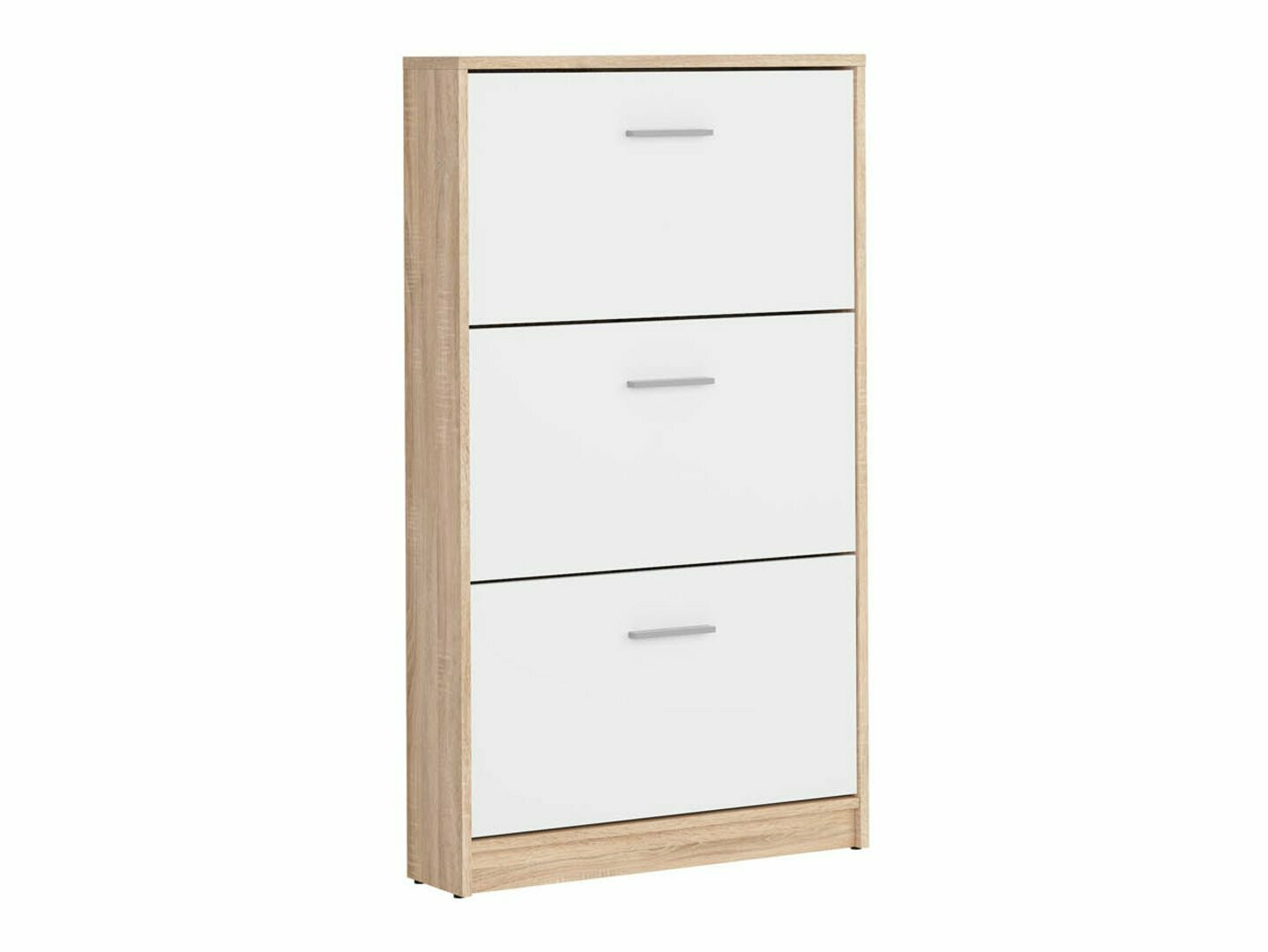 Schuhschrank Novsore 113 (Weiss + Sonoma-Eiche)