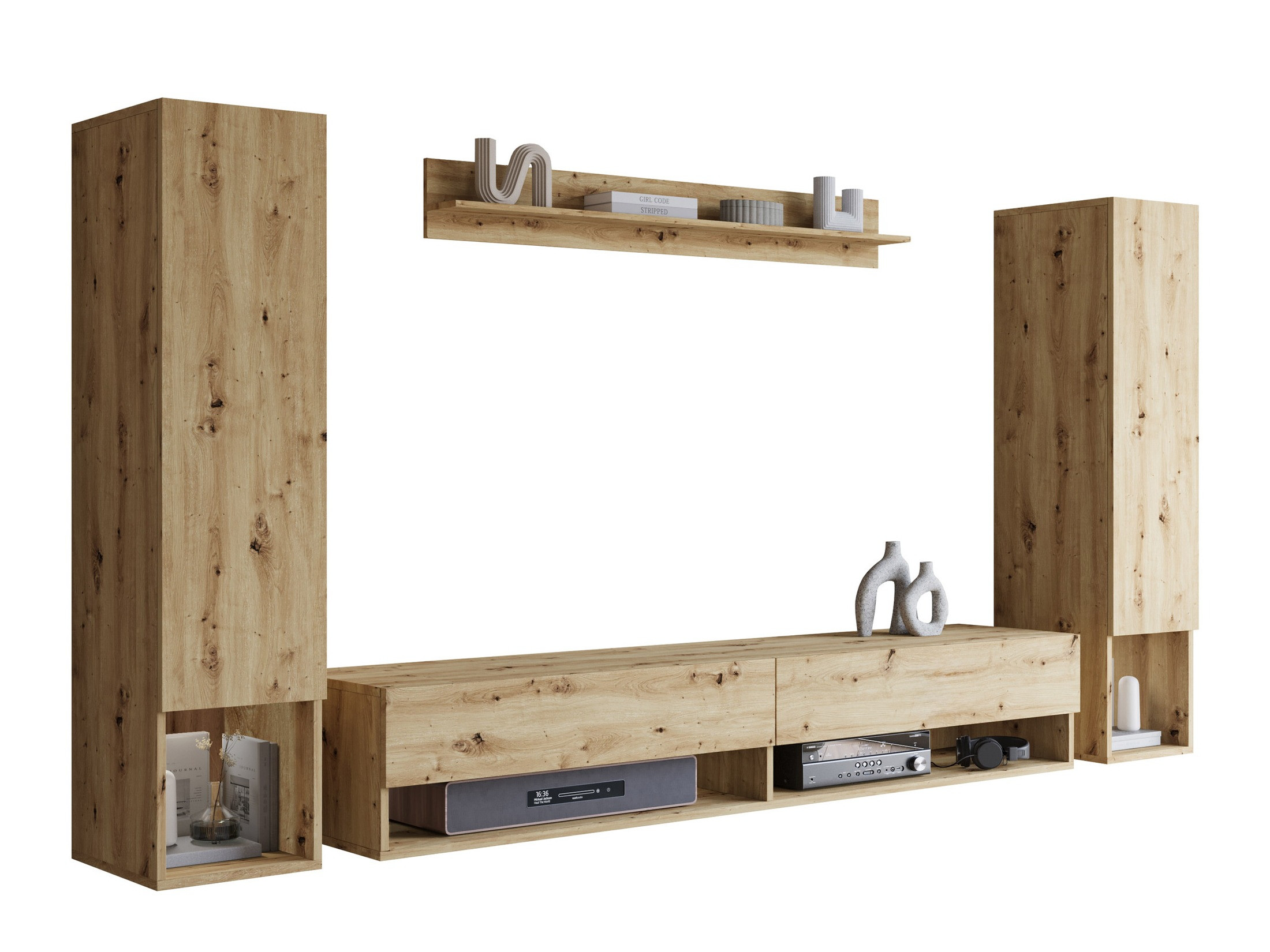 Wohnzimmer-Sets Sarasota 176 (Artisan Eichenholzoptik)