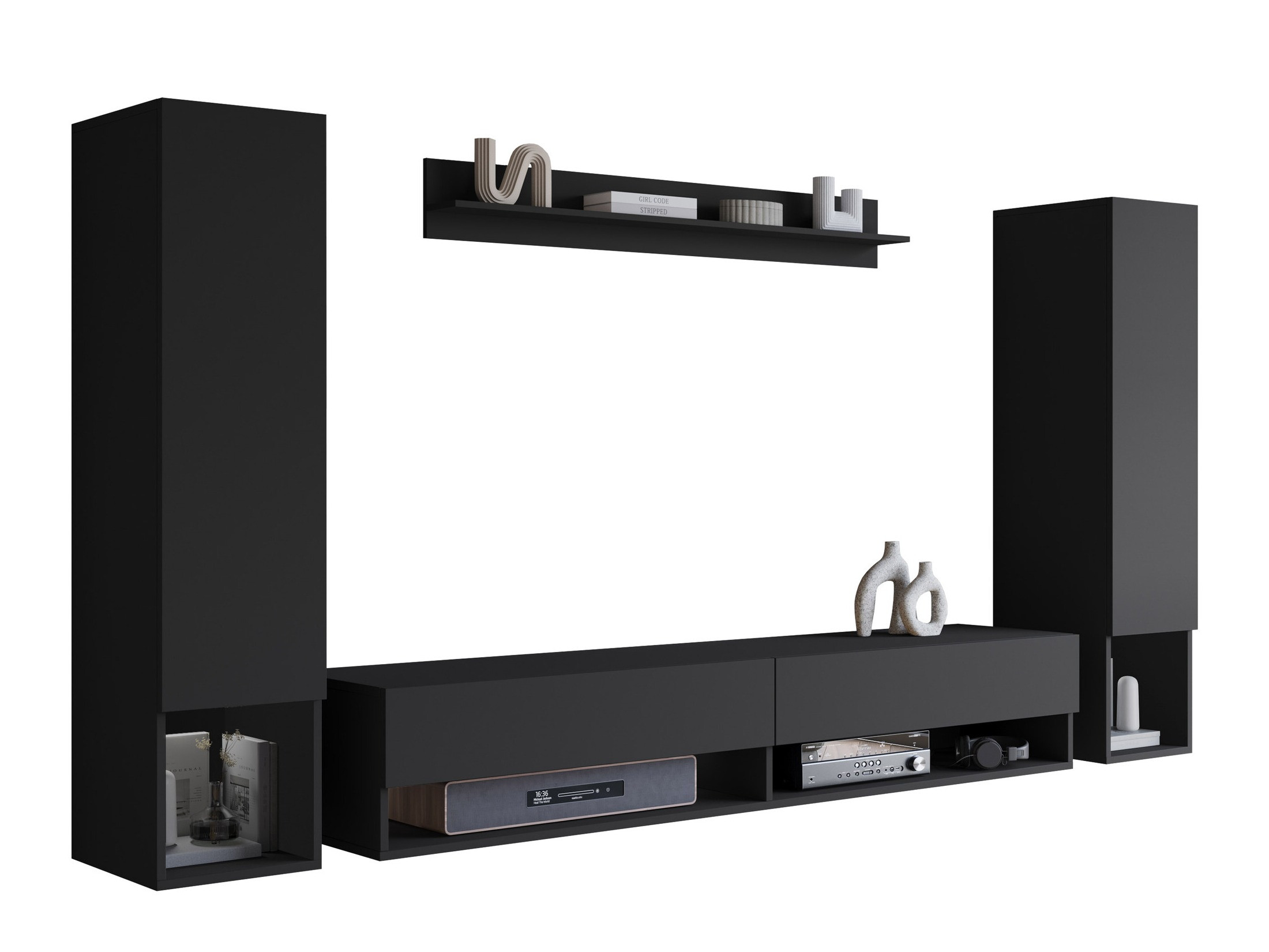 Wohnzimmer-Sets Sarasota 176 (Graphit)