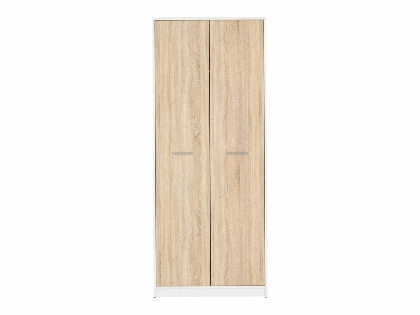 Kleiderschrank Novsore 120 (Weiss + Sonoma-Eiche)