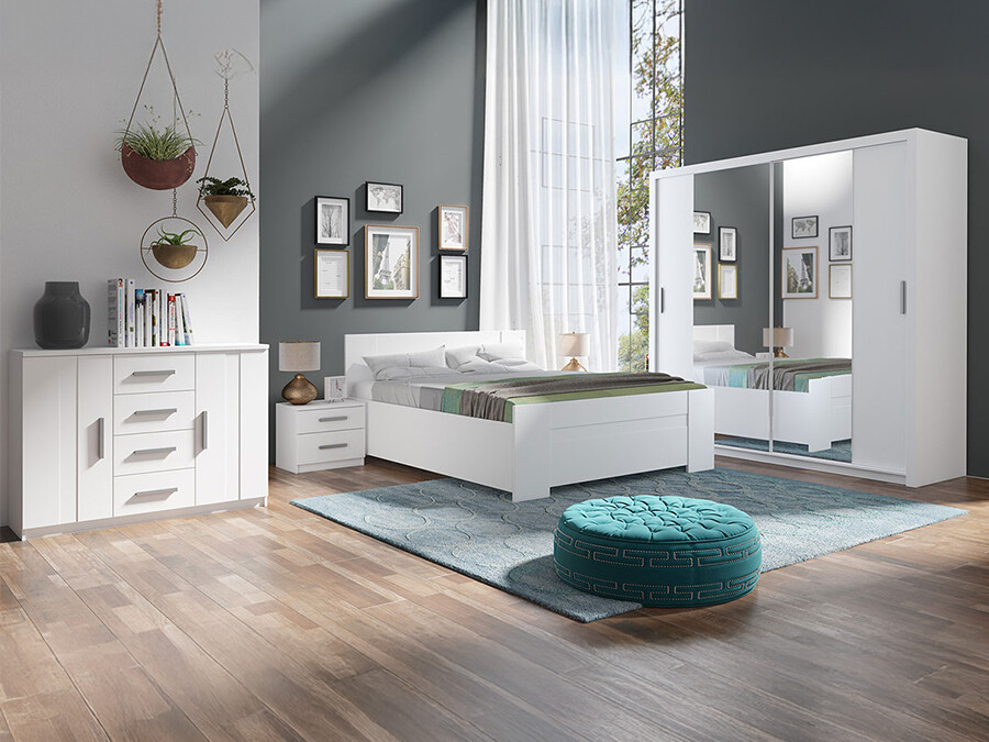 Schlafzimmer-Set Catromi 115 (Weiss)