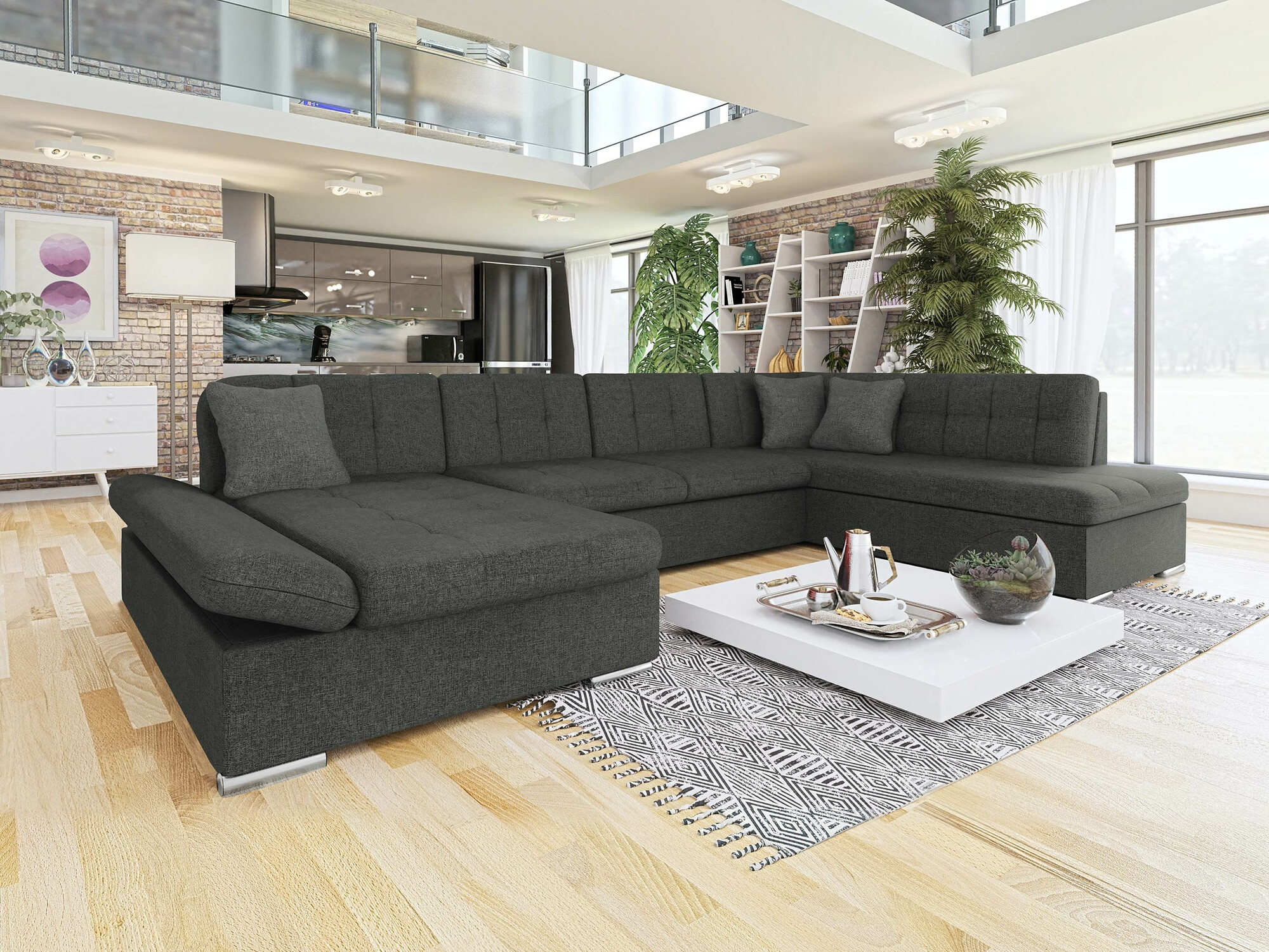 Ecksofa Comfivo Tilia (Lux 06 + Lux 05)