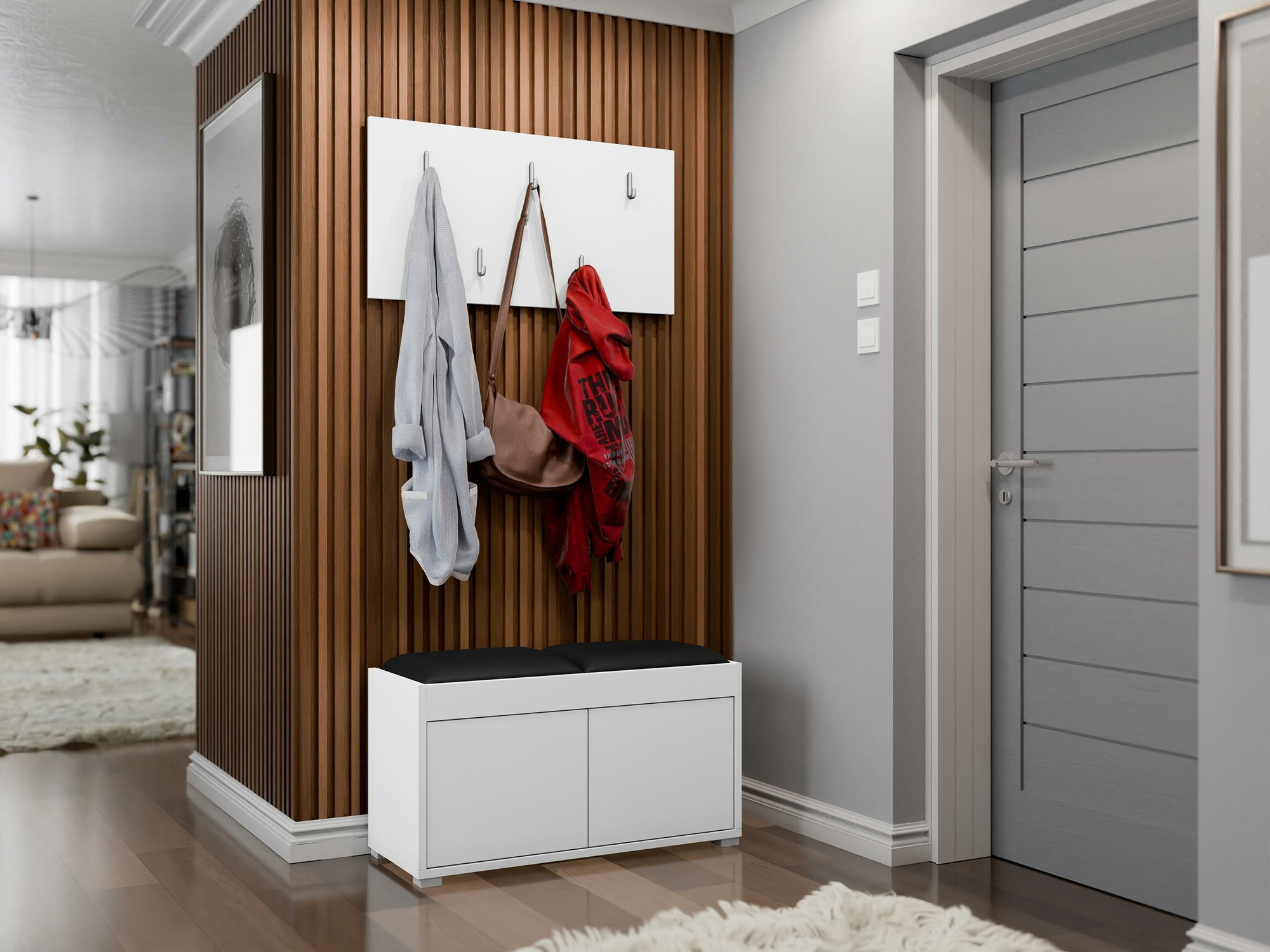 Flurgarnitur Comfivo Tutela (Weiss)