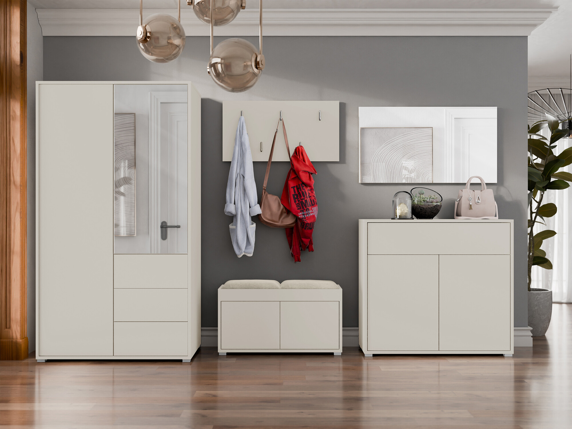 Flurgarnitur Comfivo Tutela V (Kaschmir)