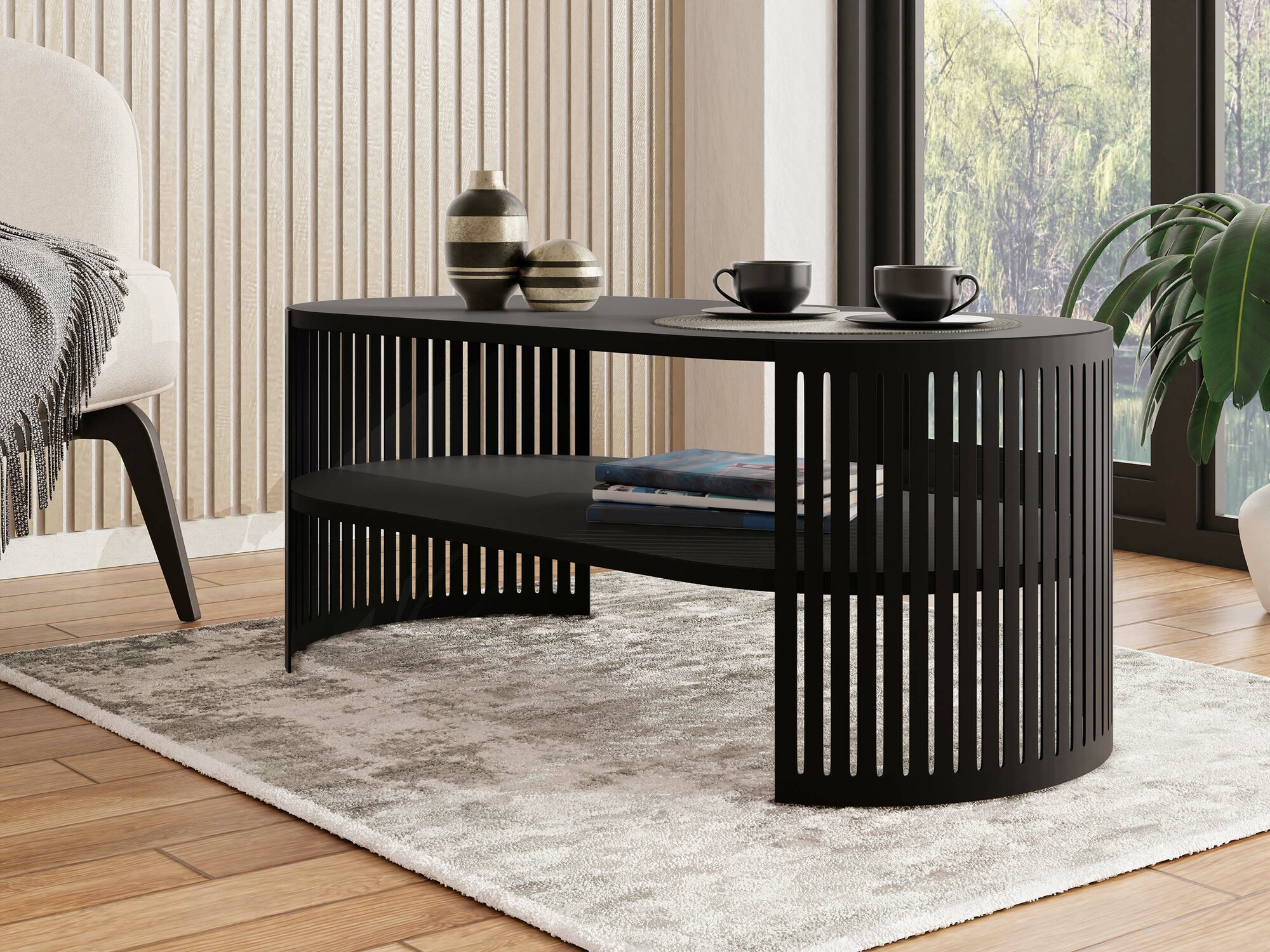 Couchtisch Sordore 115 (Schwarz)