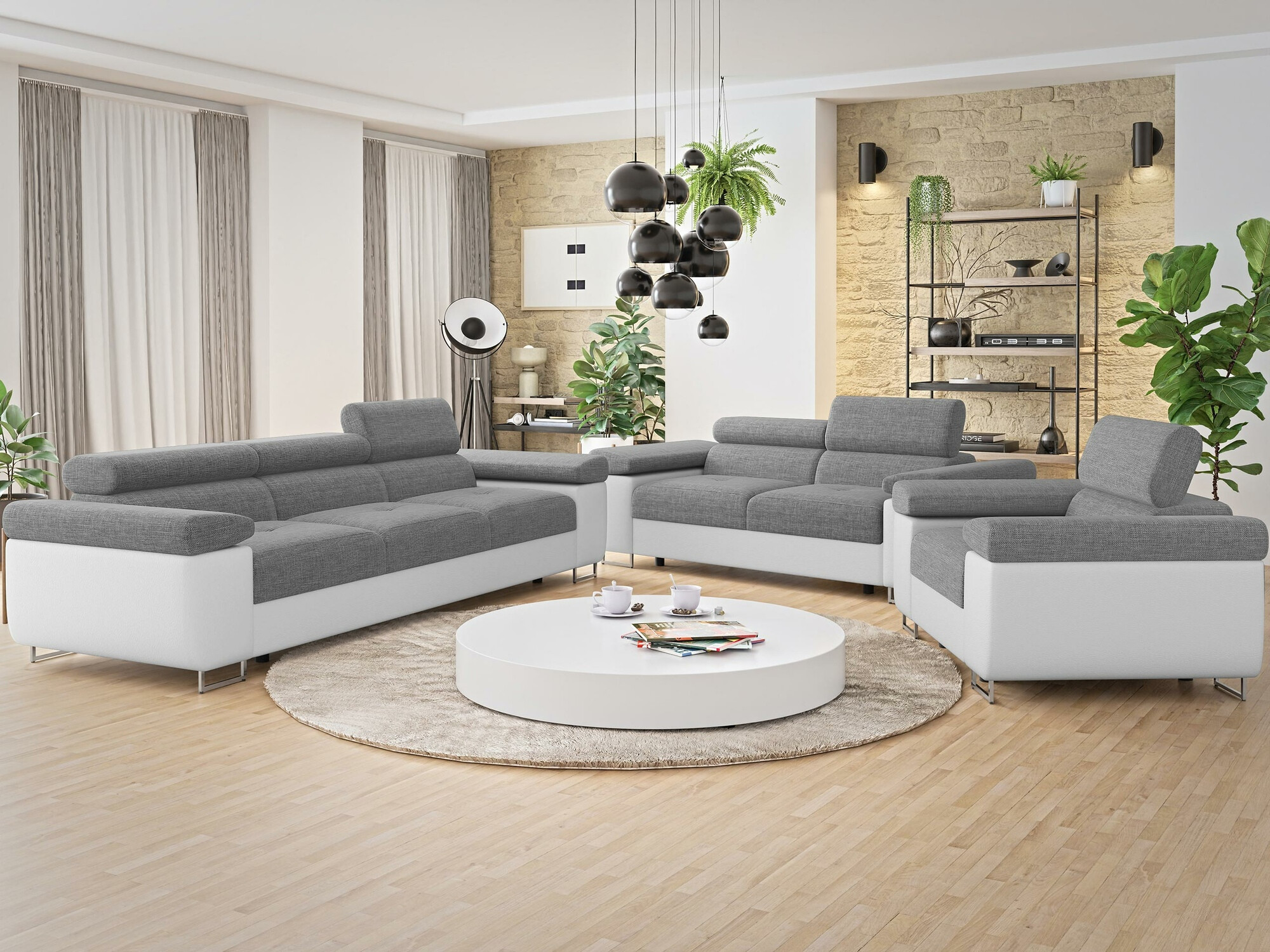 Schlafsofa Comfivo Vinetum (Soft 017 + Lux 05)
