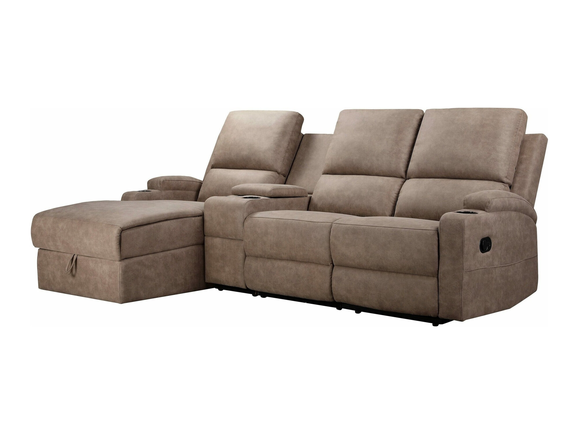 Ecksofa Liegesessel Denton 1368 (Taupe)