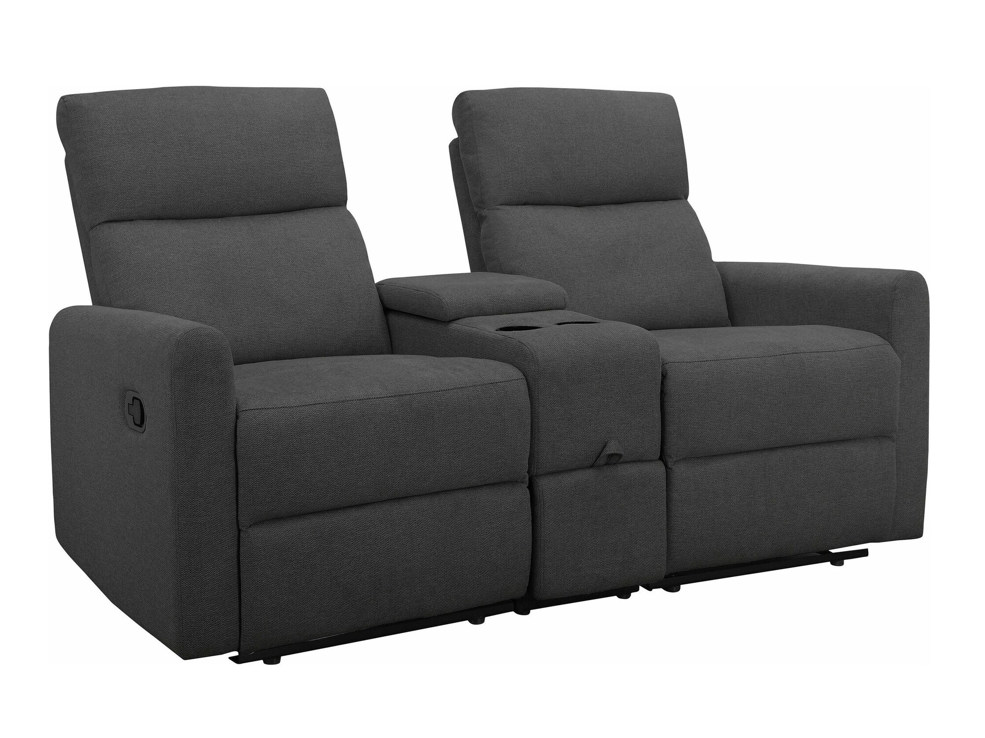 Sofa mit Liegefunktion Denton 1398 (Anthrazit)