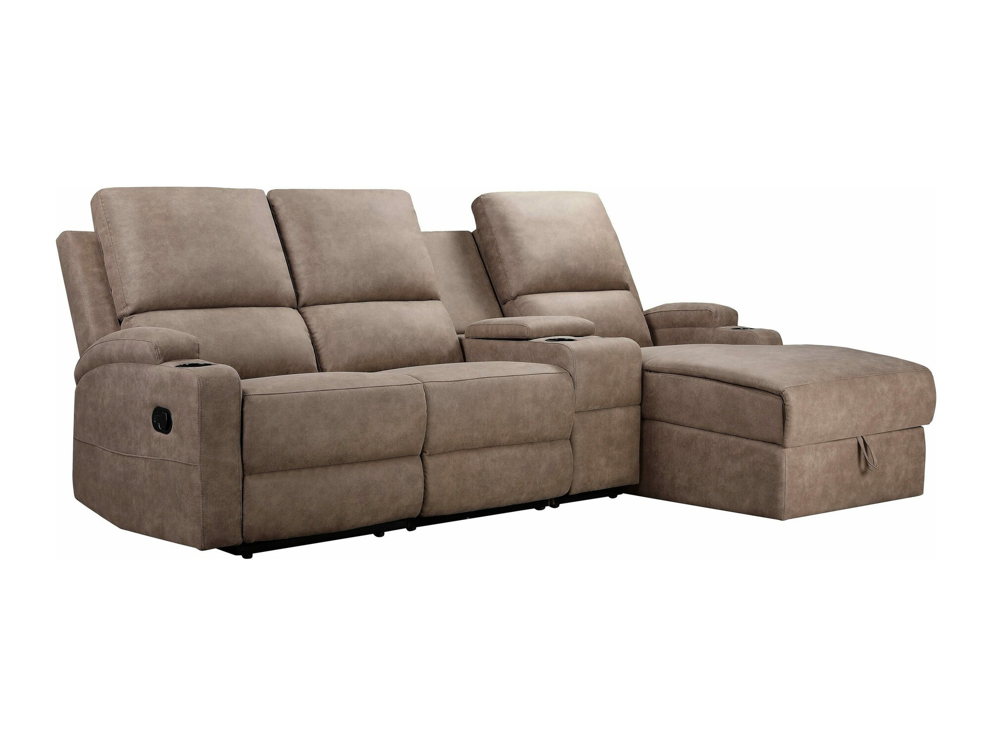 Ecksofa Liegesessel Denton 1368 (Taupe)