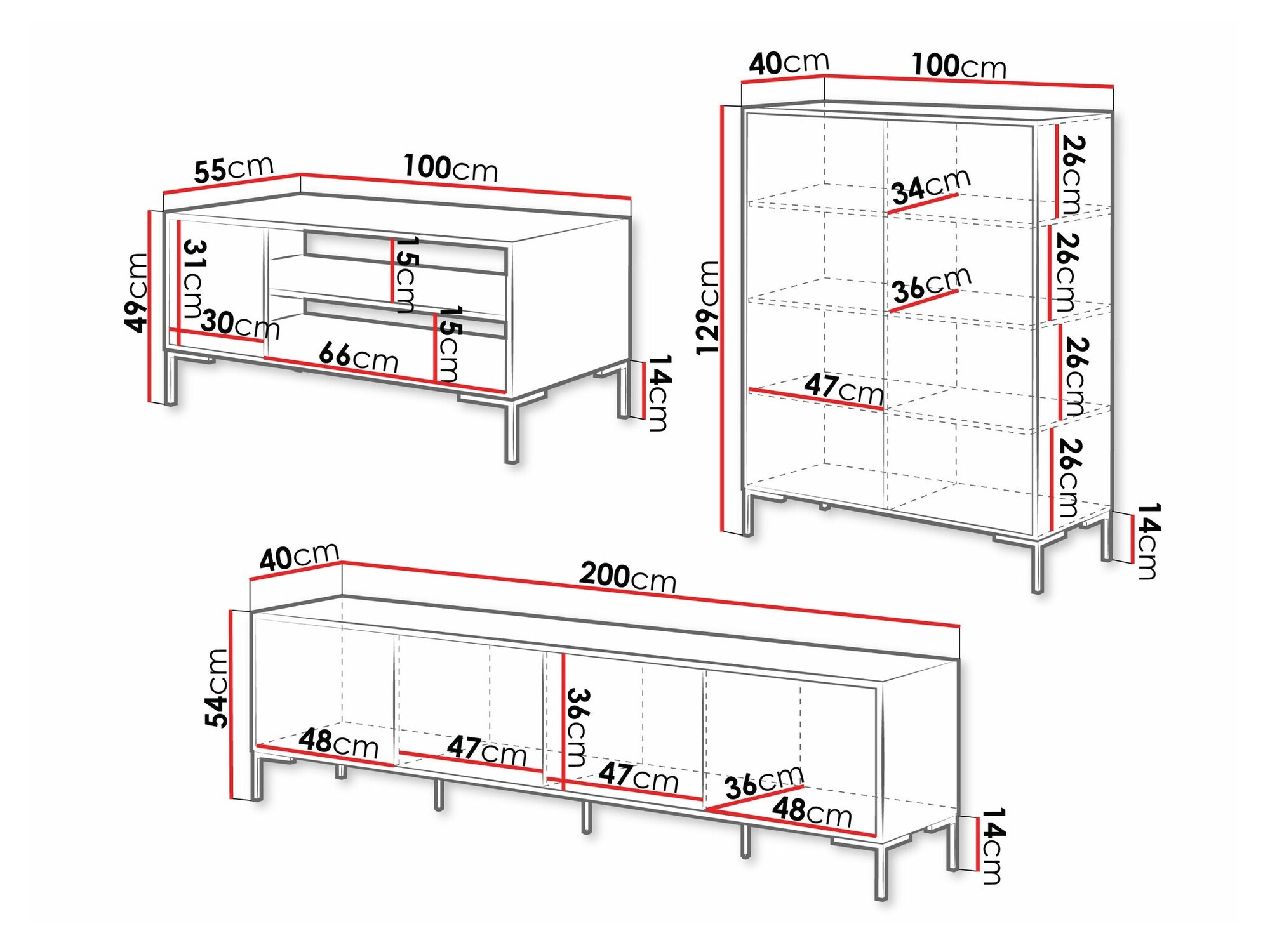 Wohnzimmer-Sets Fabula