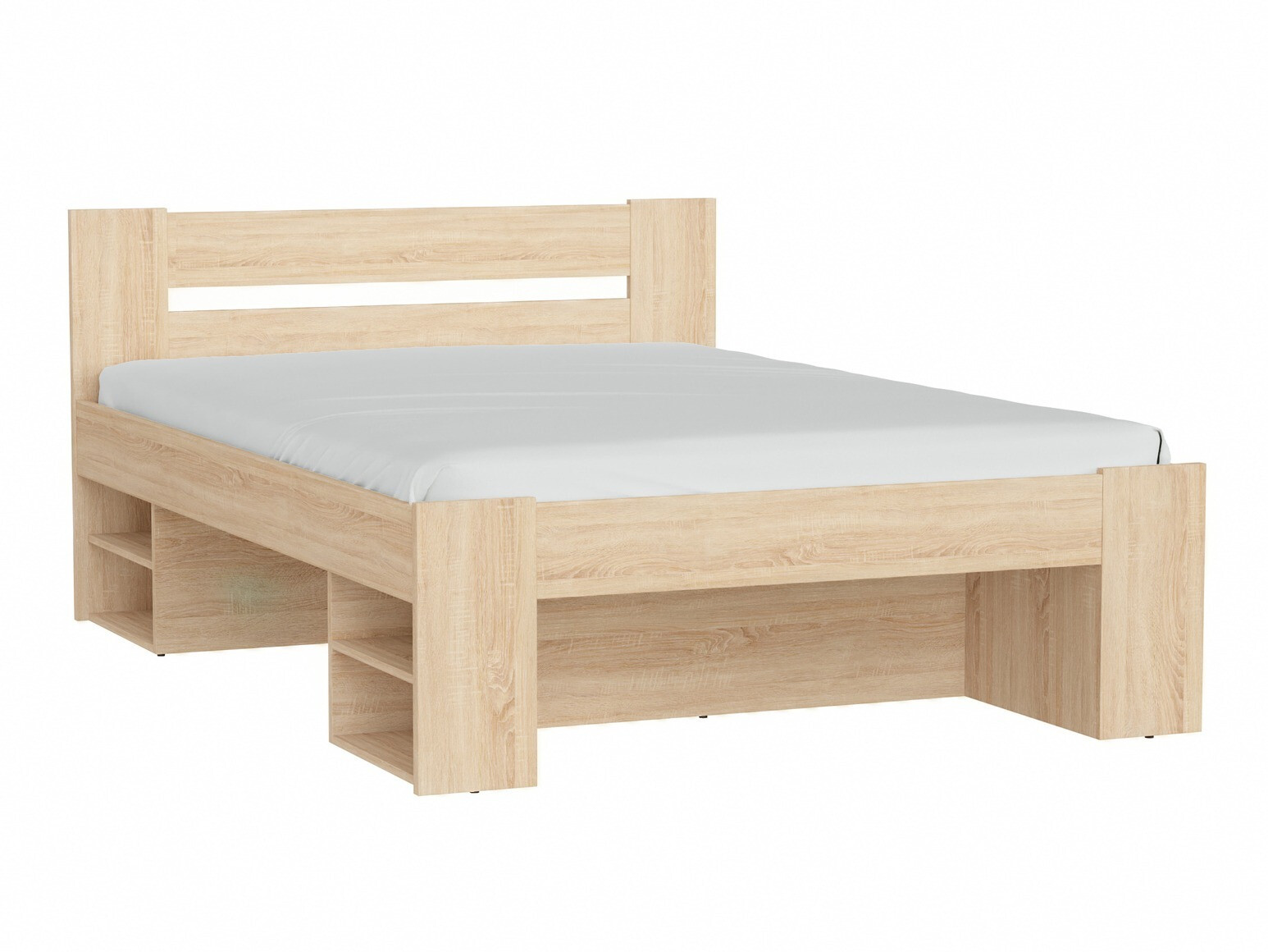 Bett Novsore 128 (Sonoma-Eiche)