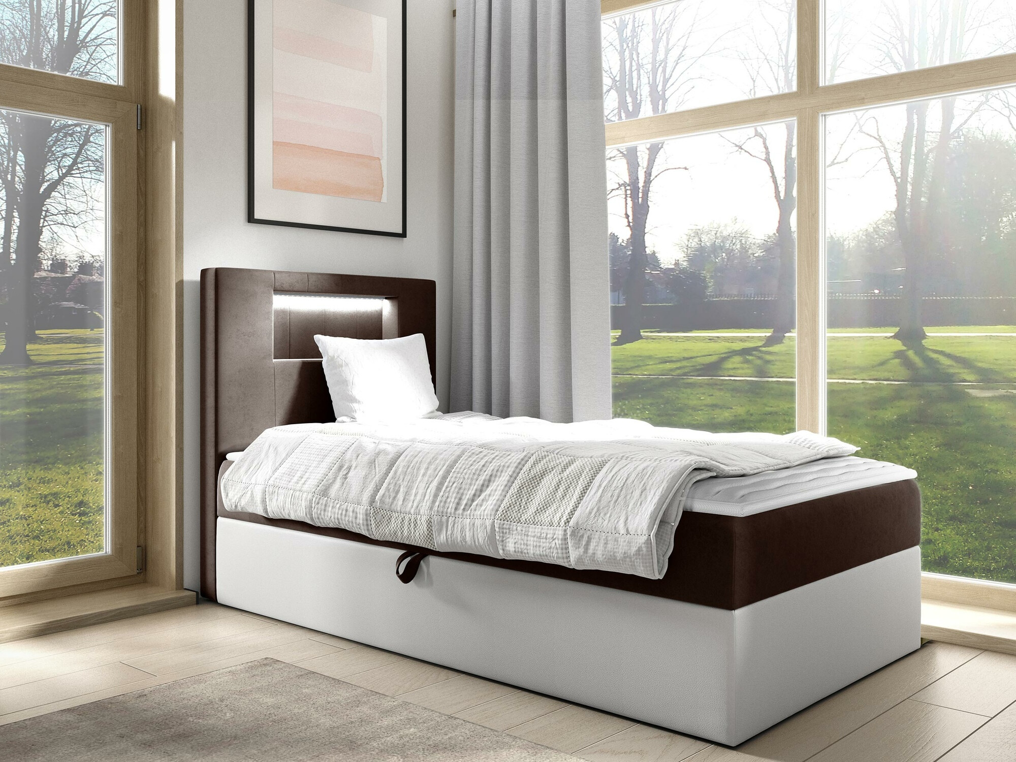 Boxspringbett Baltimore 169 (Soft 017 + Fresh 4)