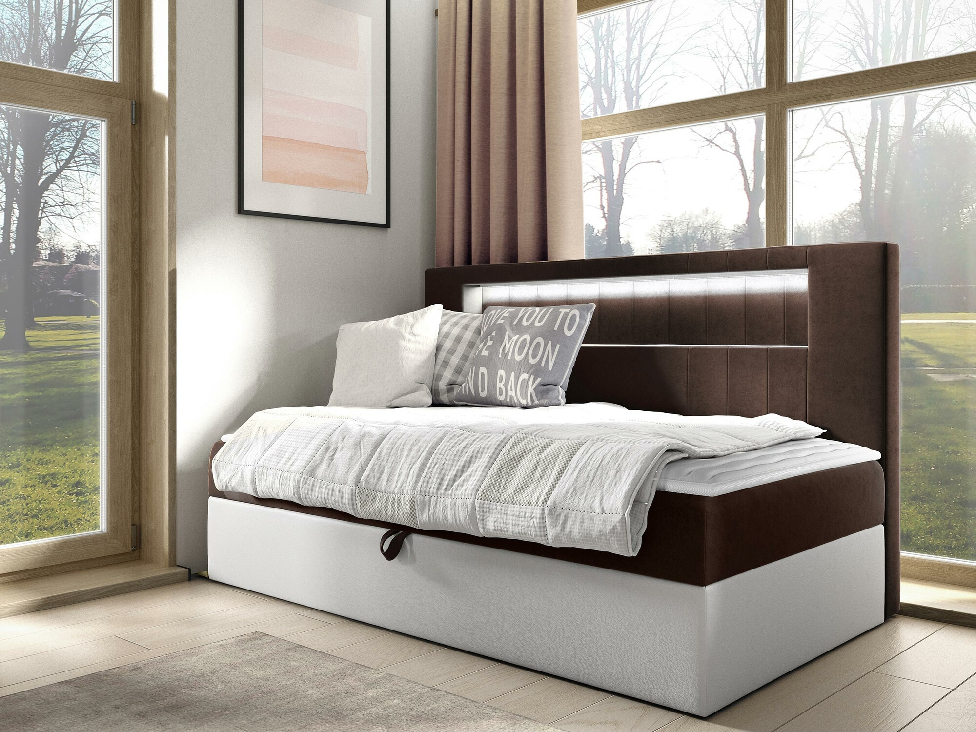 Boxspringbett Lucus IV (Soft 017 + Fresh 4)
