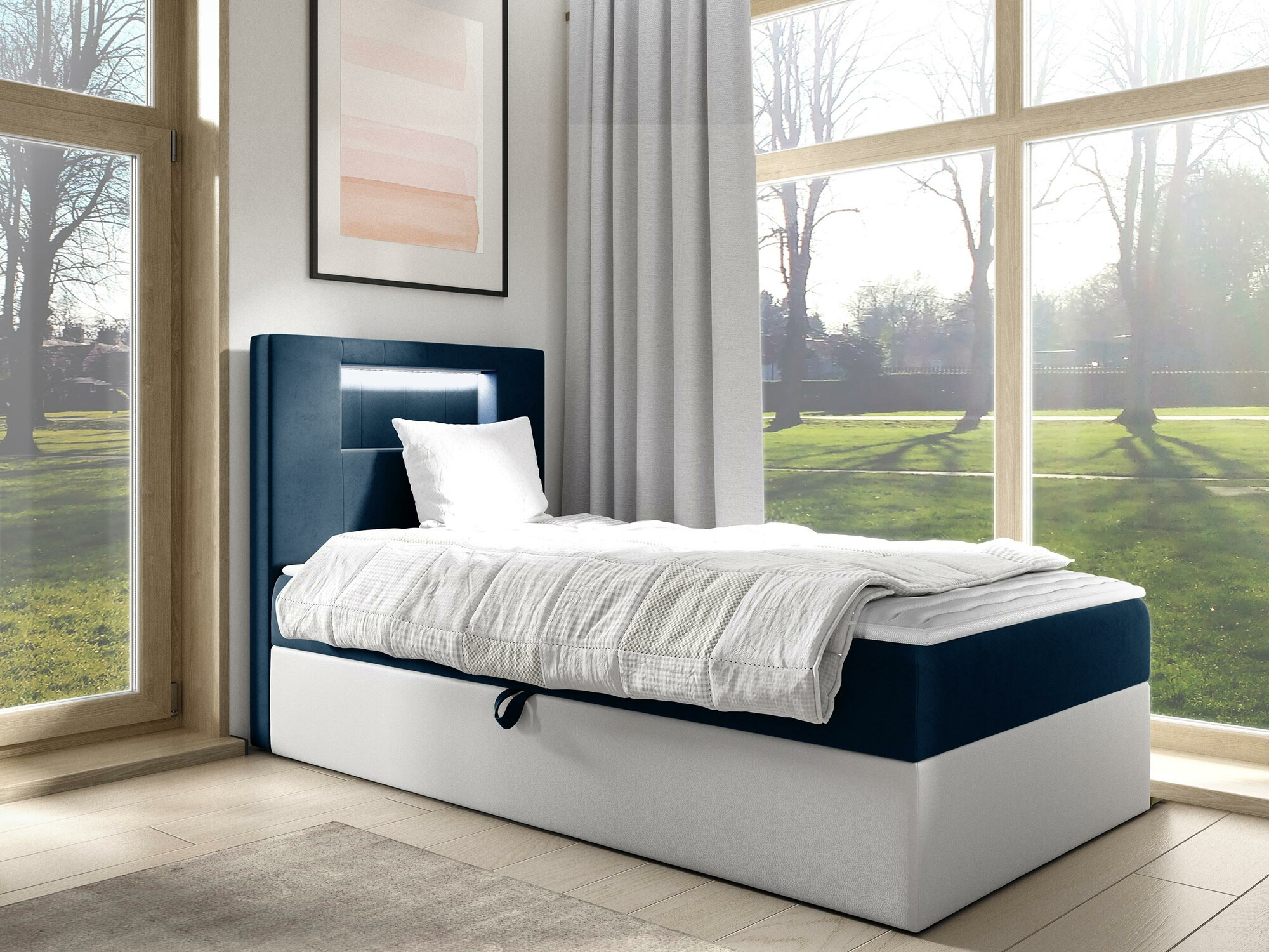 Boxspringbett Lucus V (Soft 017 + Fresh 11)