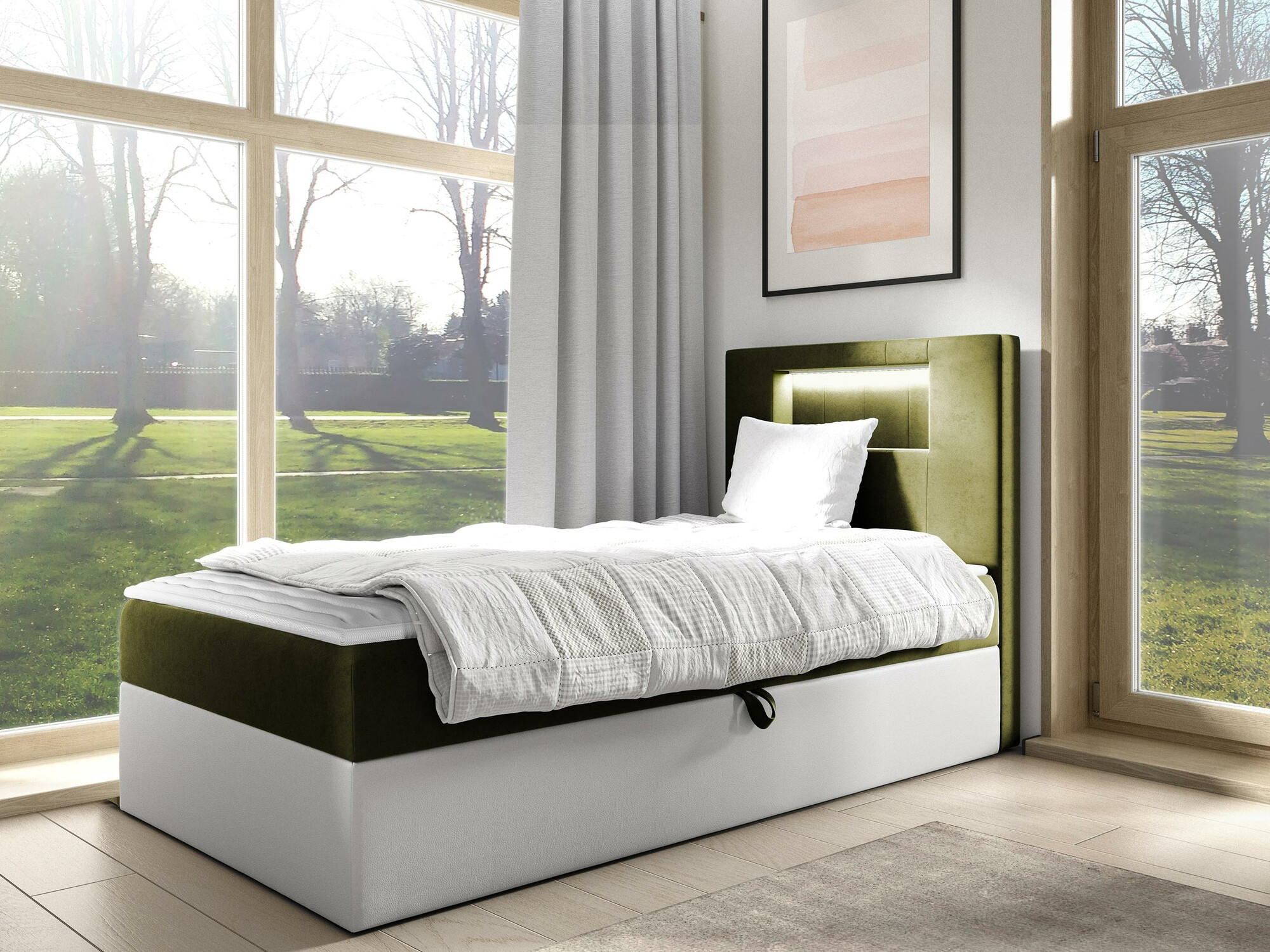 Boxspringbett Lucus V (Soft 017 + Fresh 12)