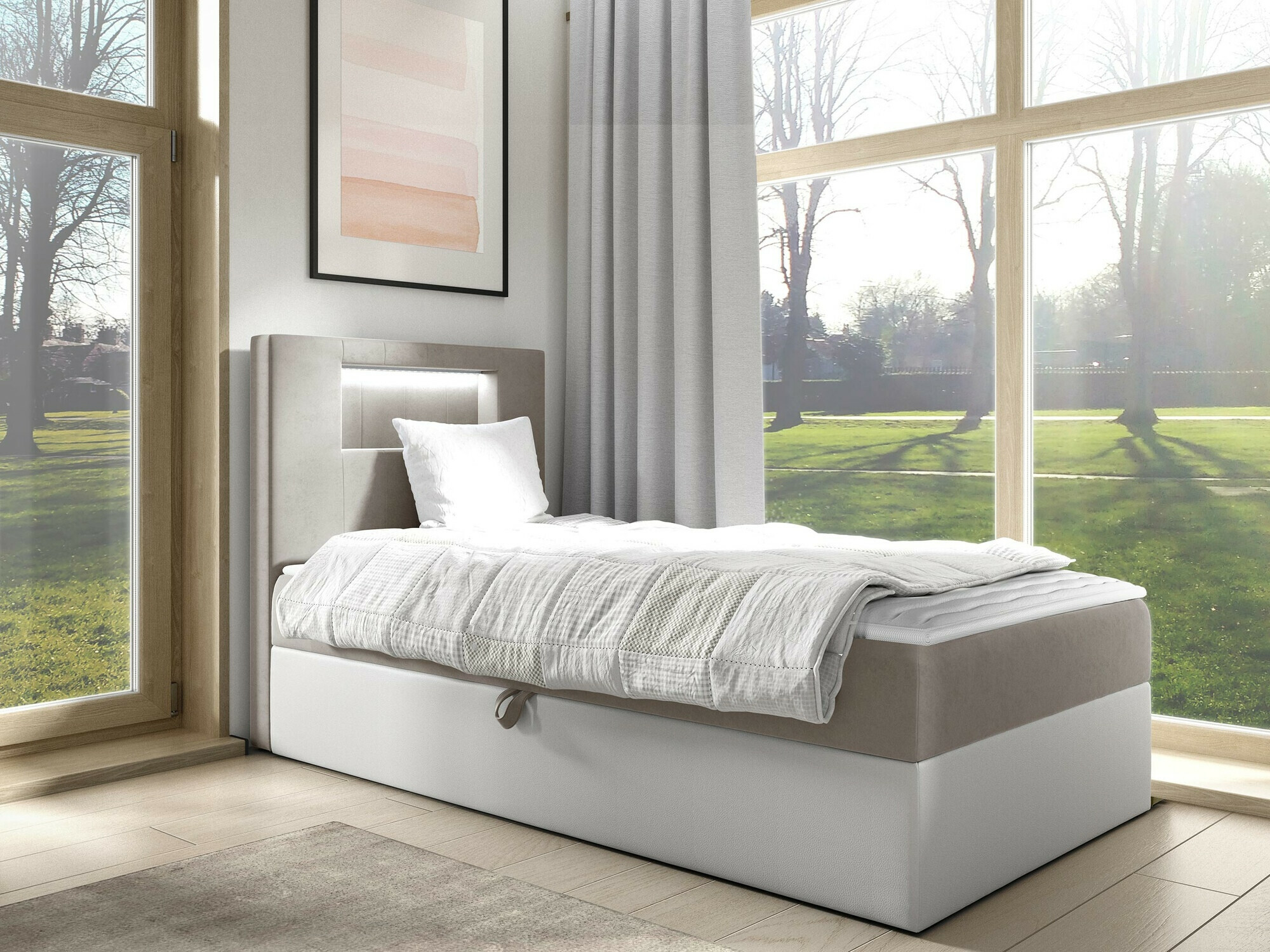 Boxspringbett Lucus V (Soft 017 + Fresh 1)