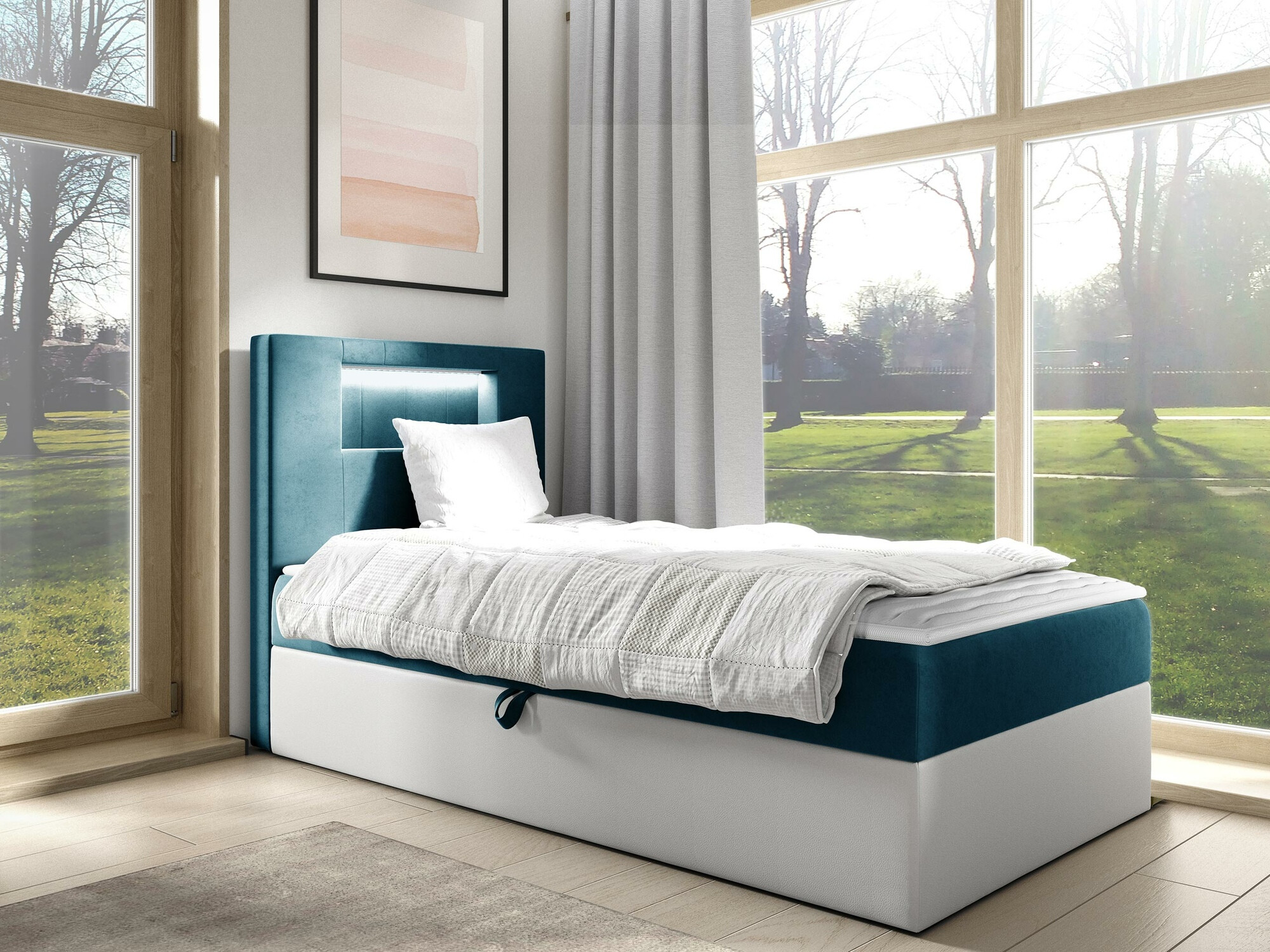Boxspringbett Lucus V (Soft 017 + Fresh 34)
