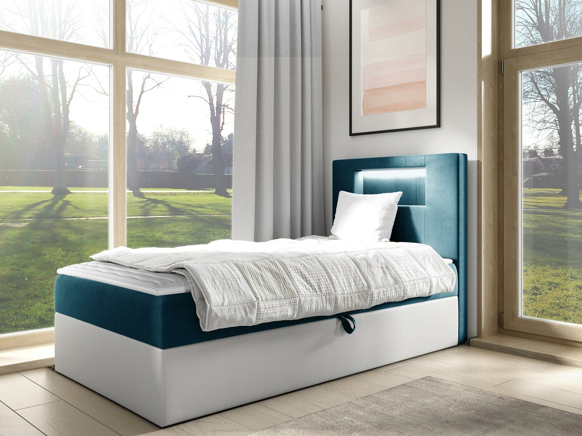 Boxspringbett Lucus V (Soft 017 + Fresh 34)