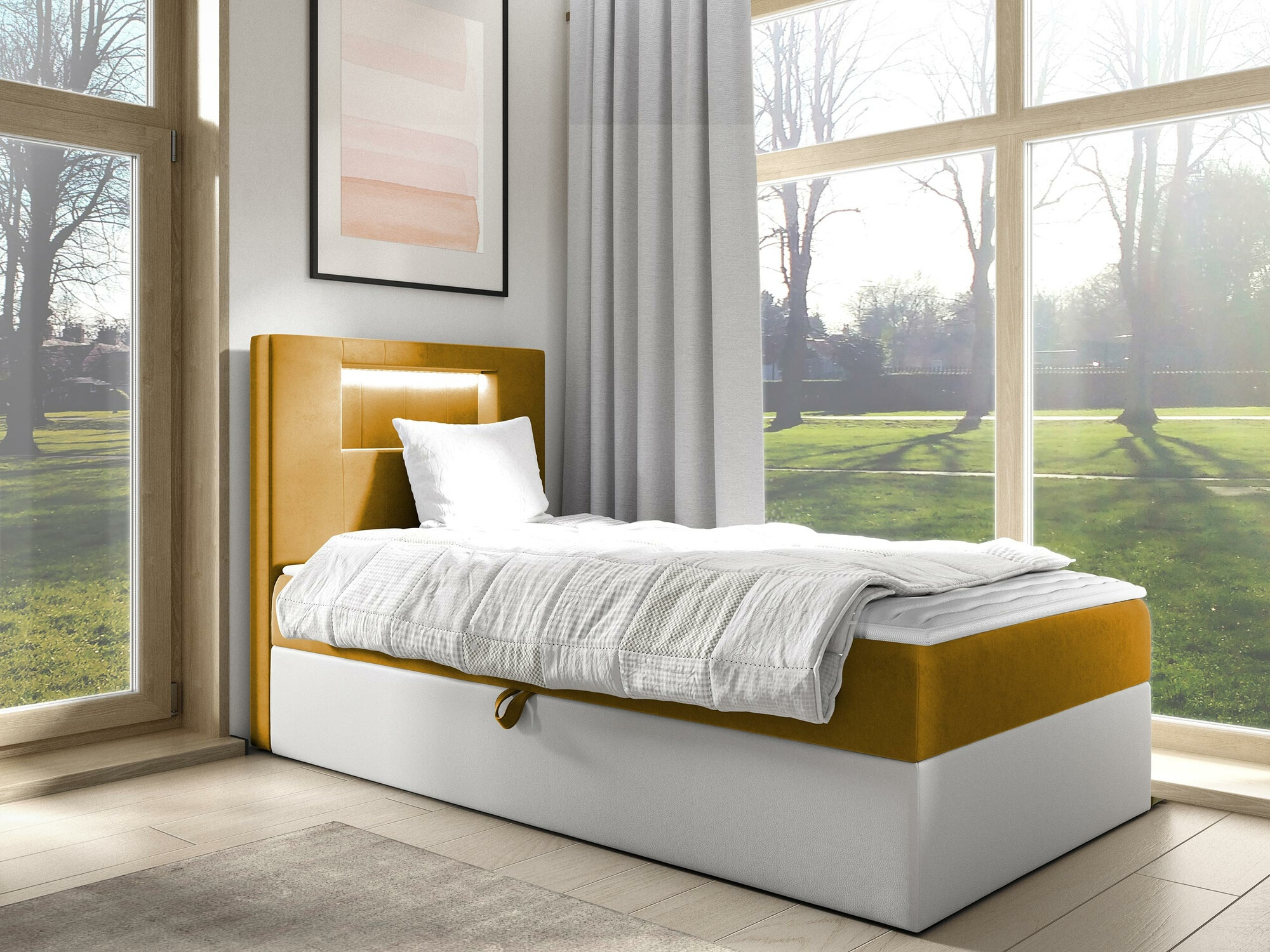 Boxspringbett Lucus V (Soft 017 + Fresh 37)