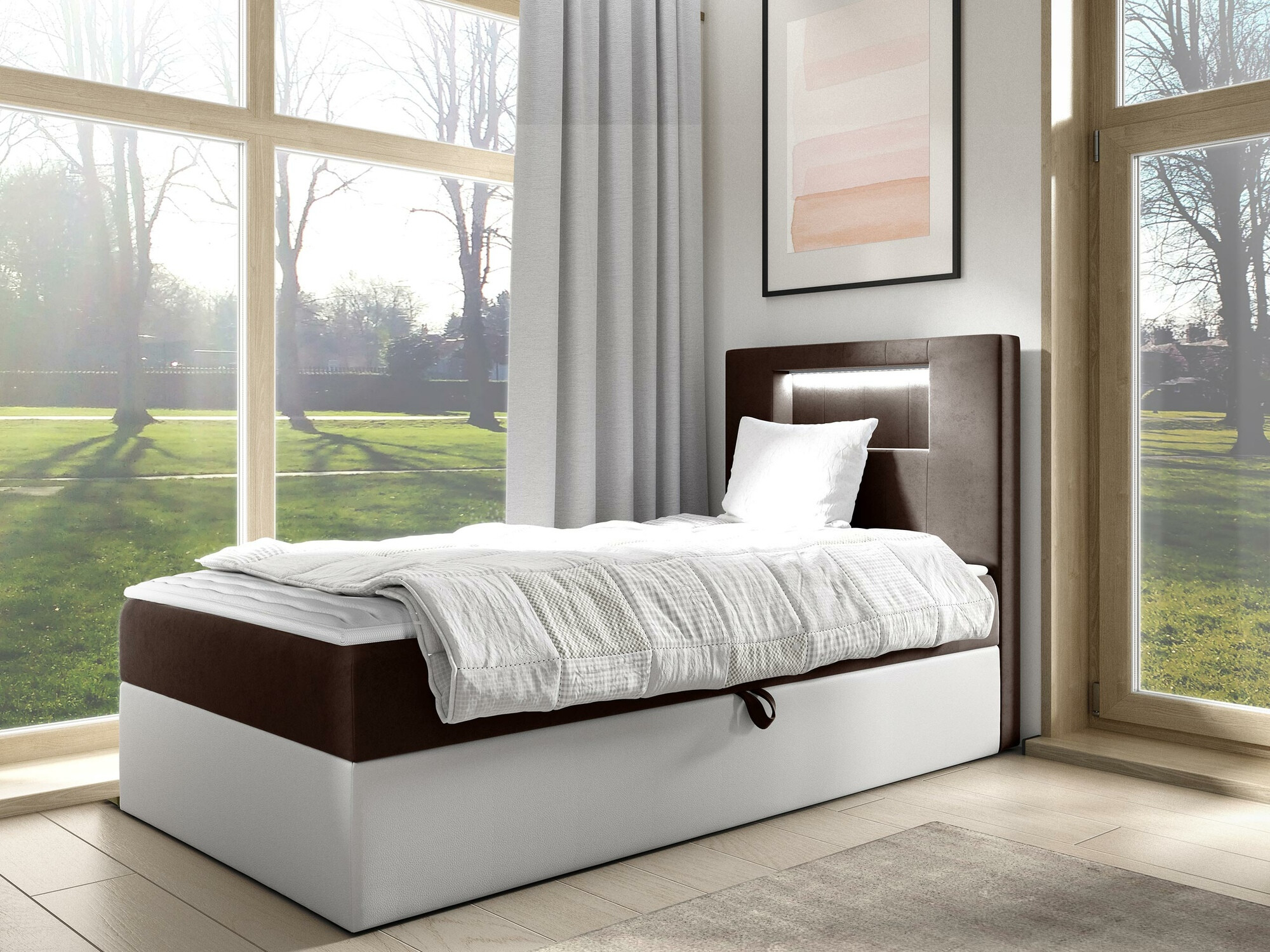 Boxspringbett Lucus V (Soft 017 + Fresh 4)