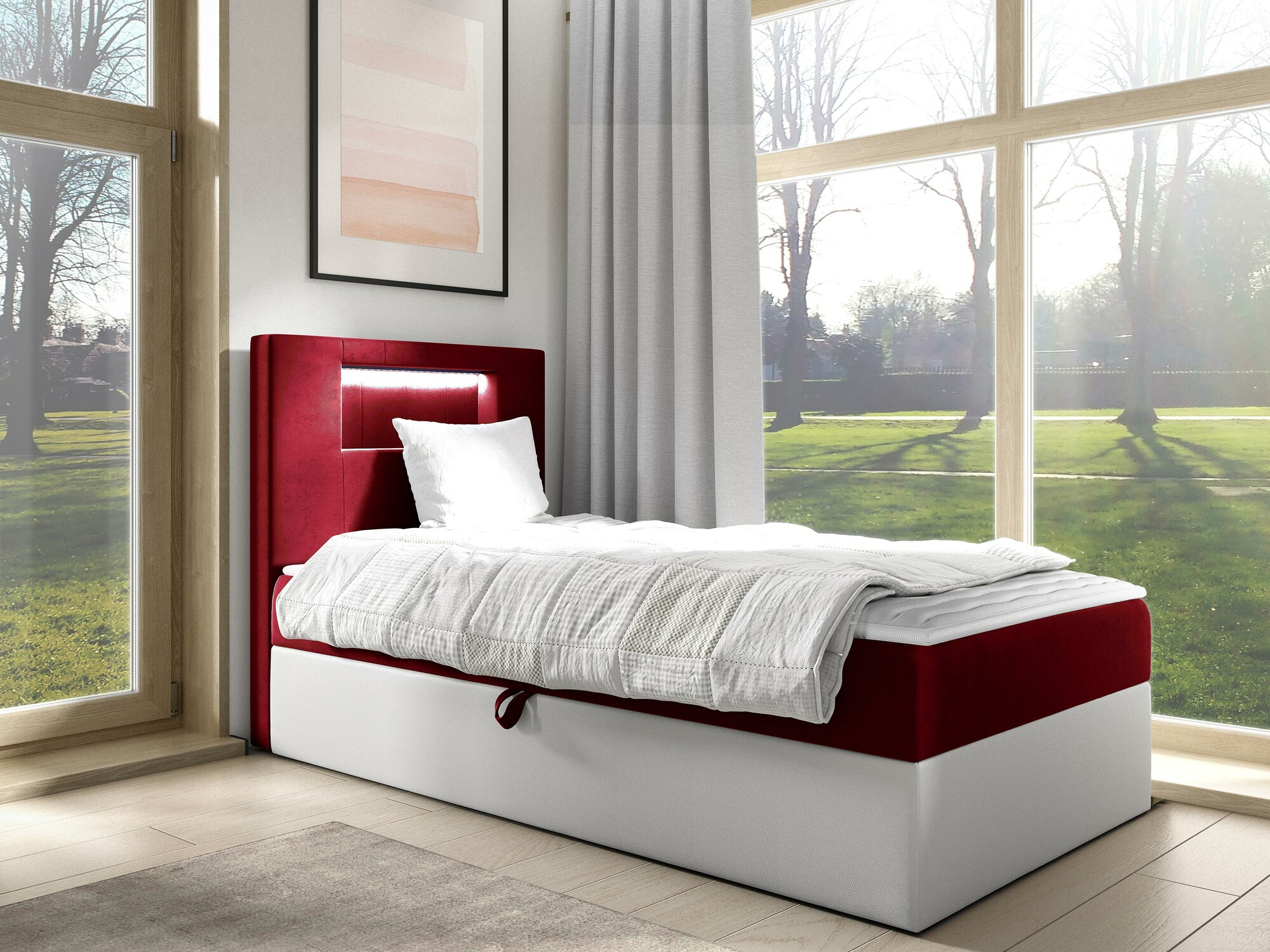 Boxspringbett Lucus V (Soft 017 + Fresh 8)