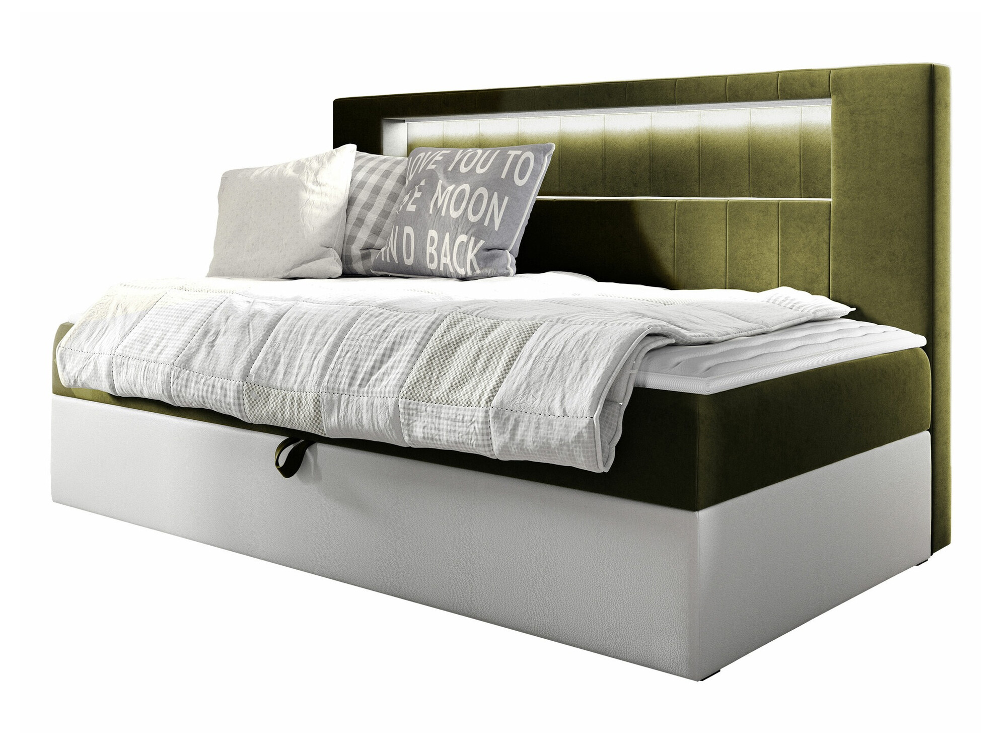 Boxspringbett Baltimore 168 (Soft 017 + Fresh 12)