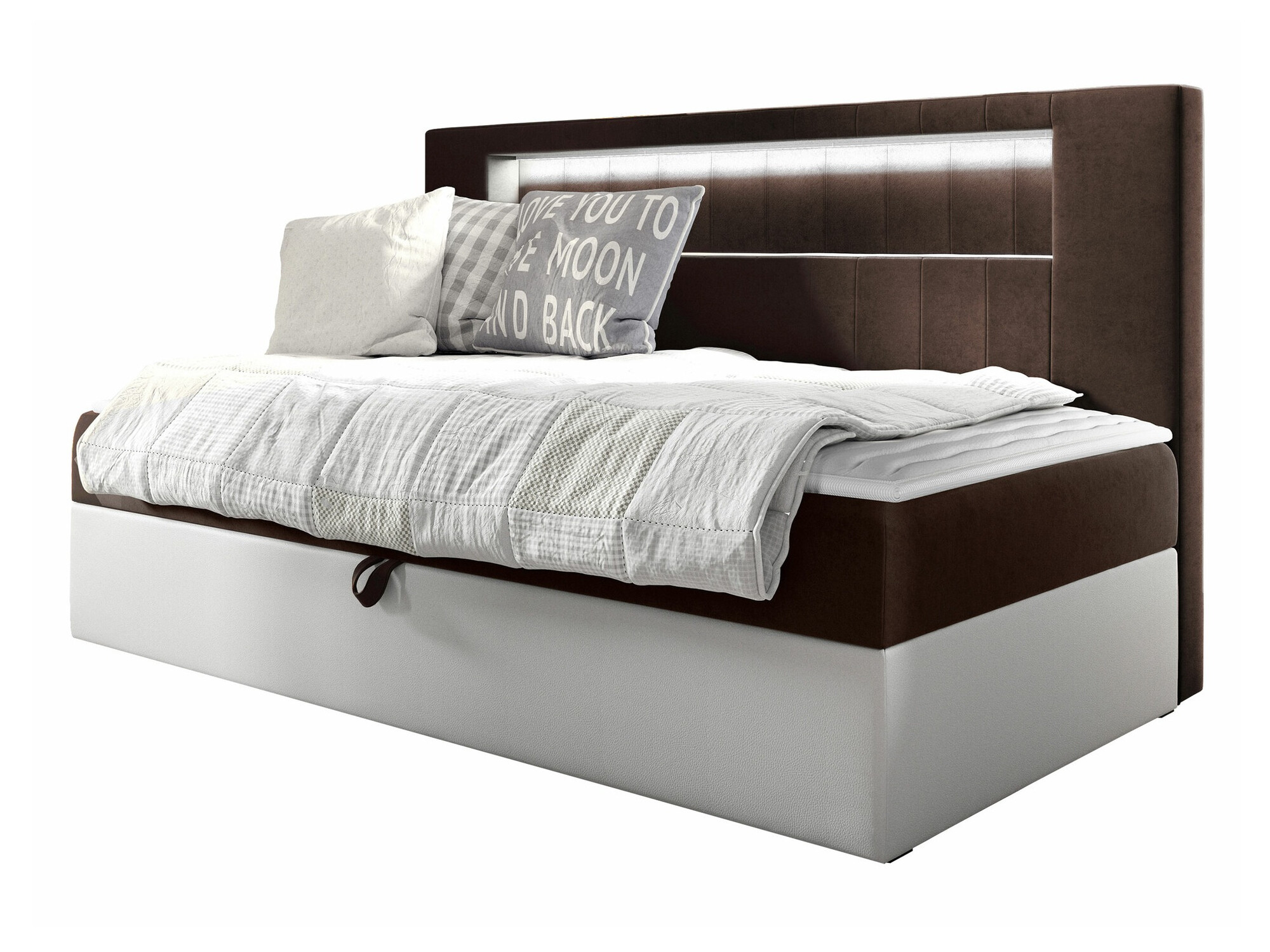 Boxspringbett Baltimore 168 (Soft 017 + Fresh 4)