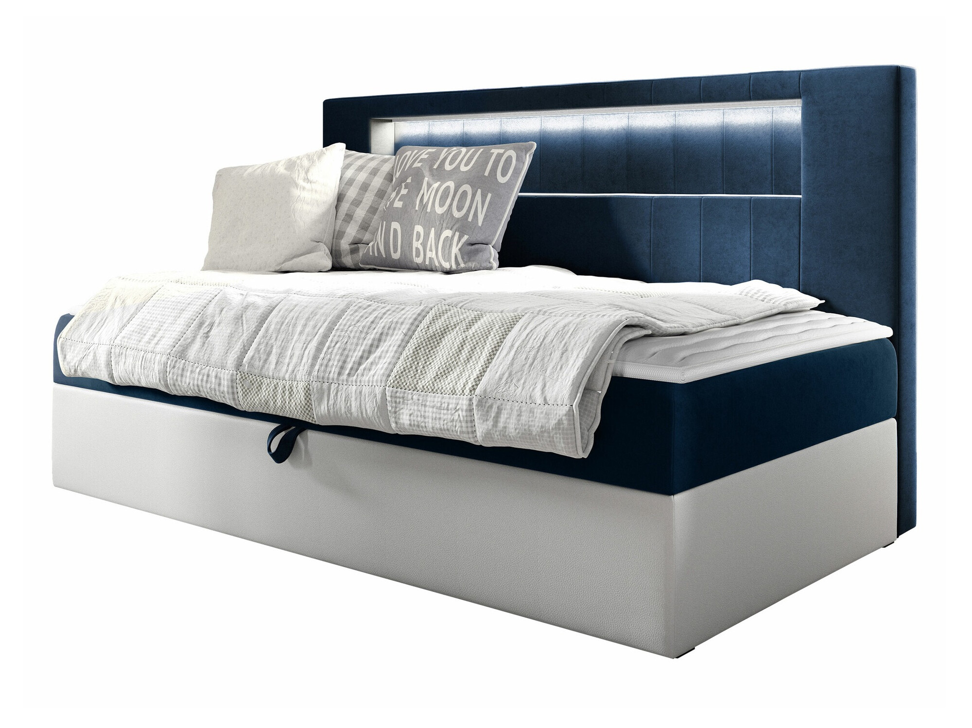 Boxspringbett Lucus IV (Soft 017 + Fresh 11)