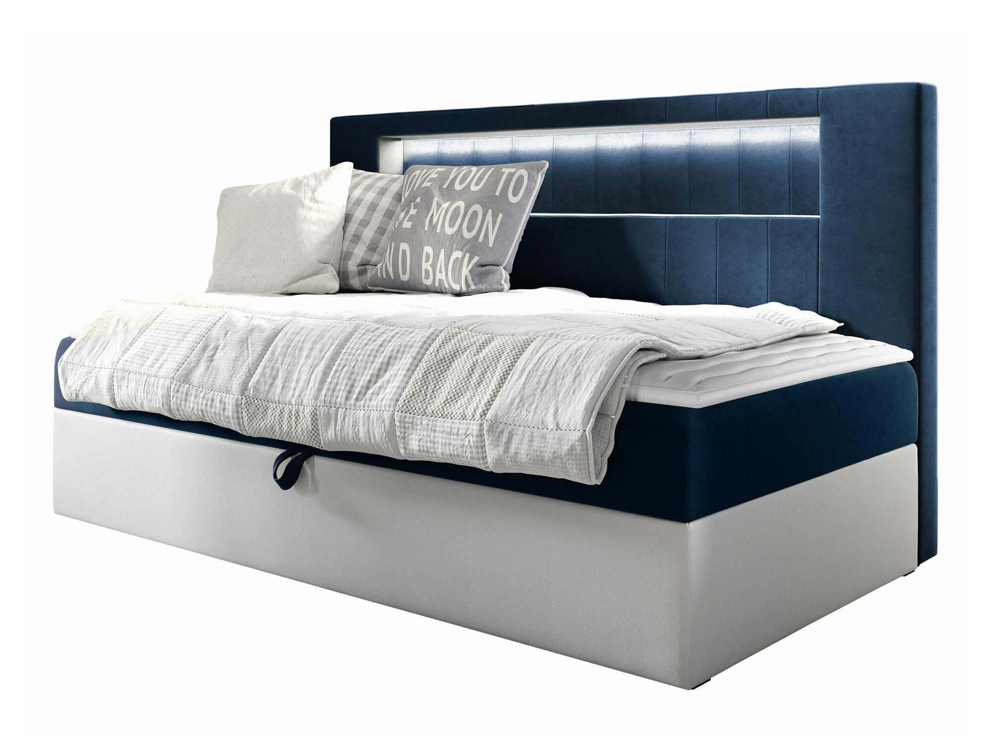 Boxspringbett Lucus IV (Soft 017 + Fresh 11)