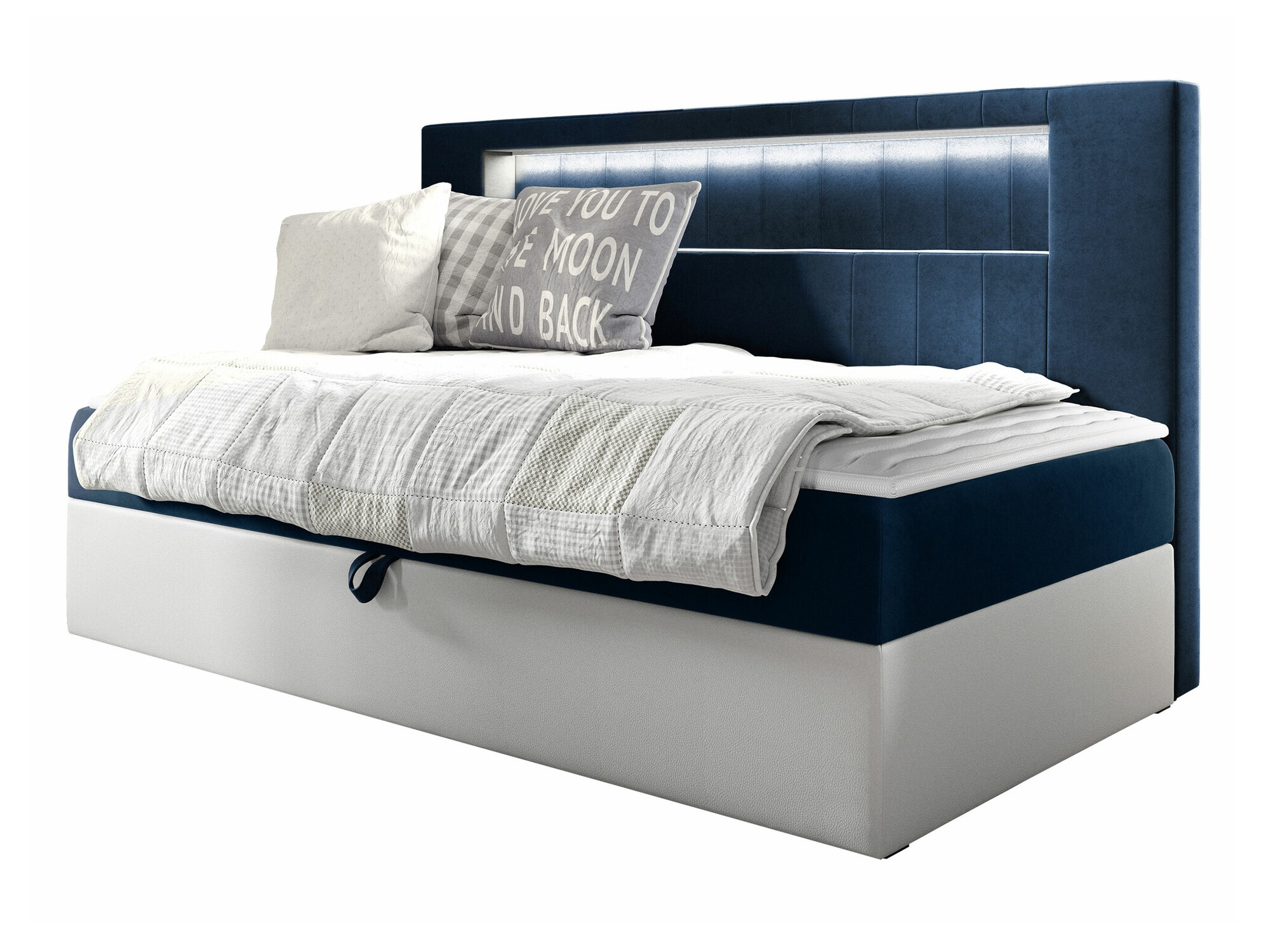 Boxspringbett Lucus IV (Soft 017 + Fresh 11)