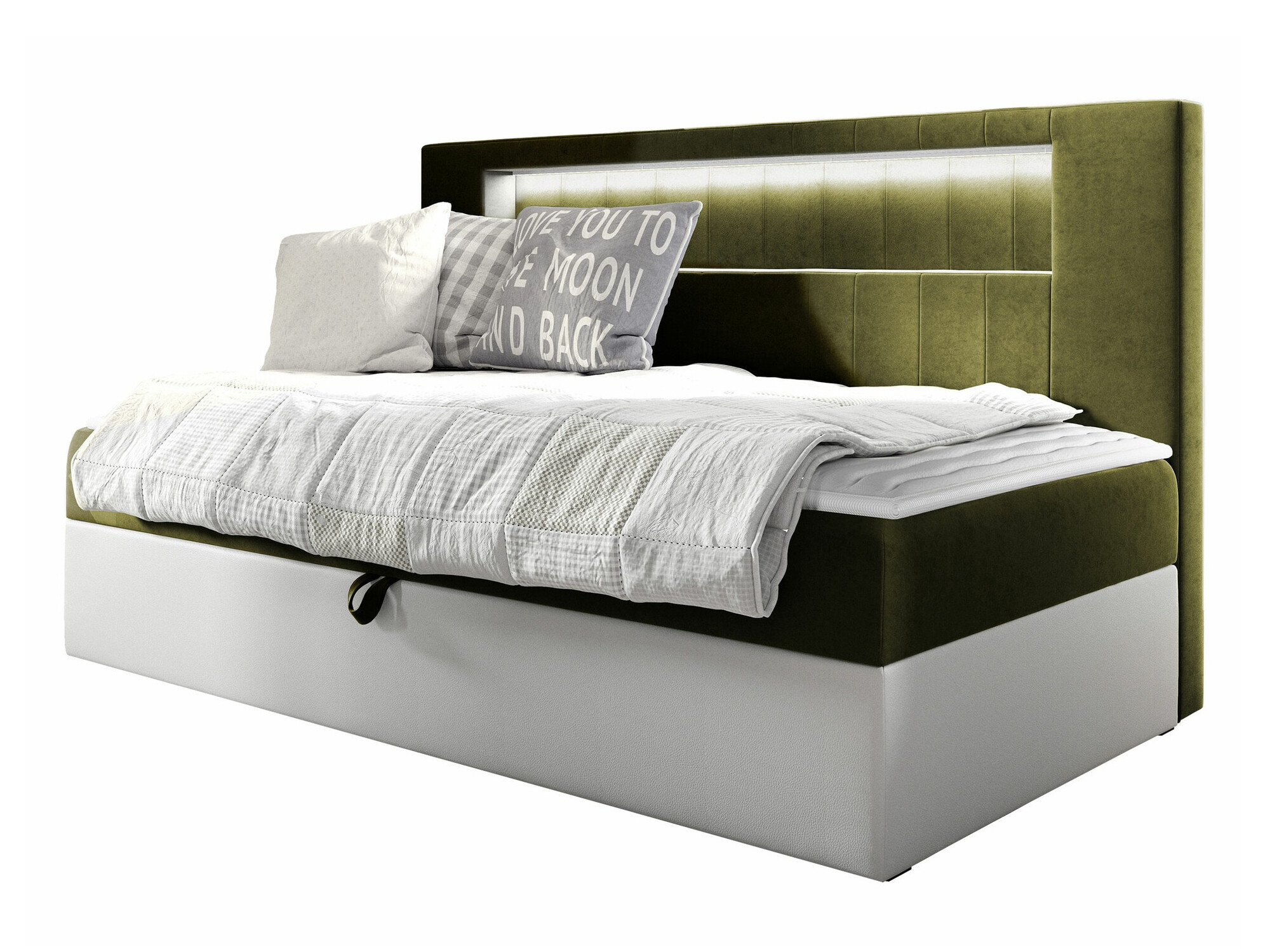 Boxspringbett Lucus IV (Soft 017 + Fresh 12)