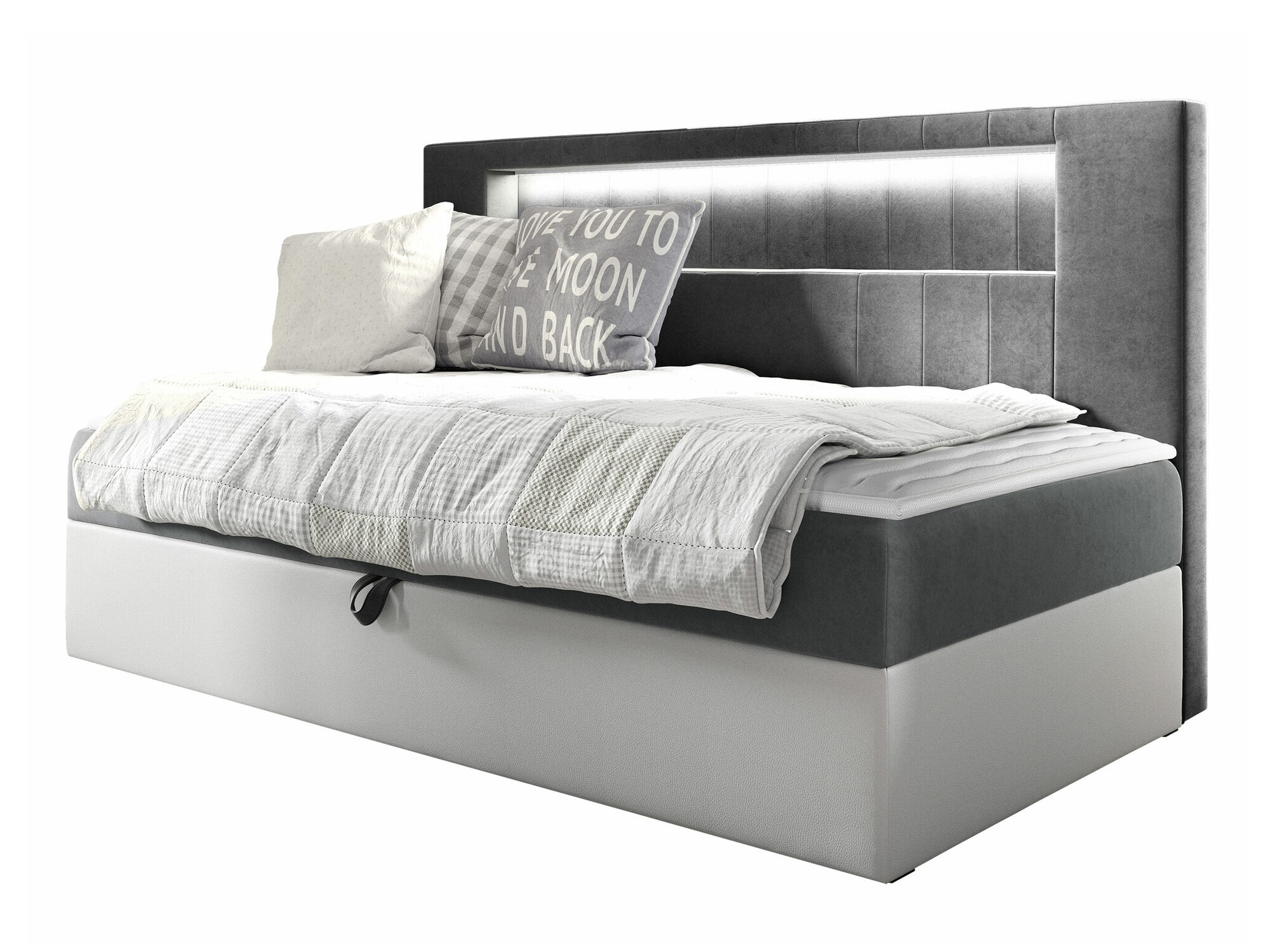 Boxspringbett Lucus IV (Soft 017 + Fresh 14)