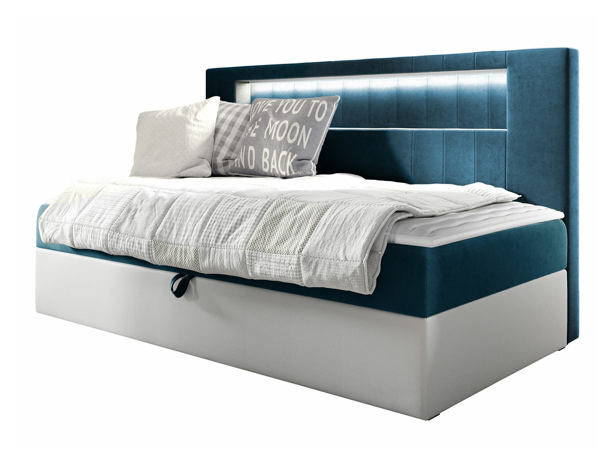 Boxspringbett Lucus IV (Soft 017 + Fresh 34)