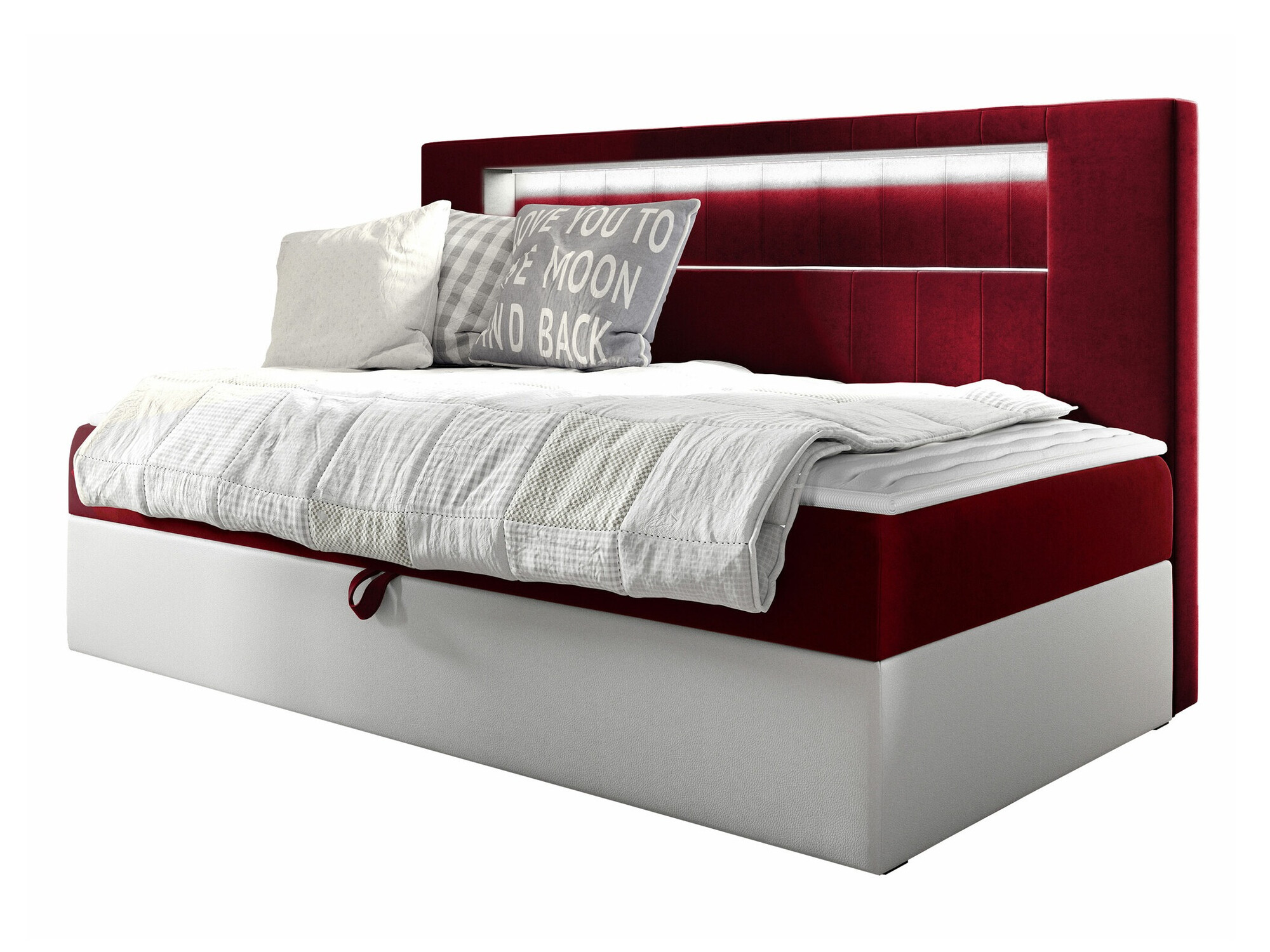 Boxspringbett Lucus IV (Soft 017 + Fresh 8)