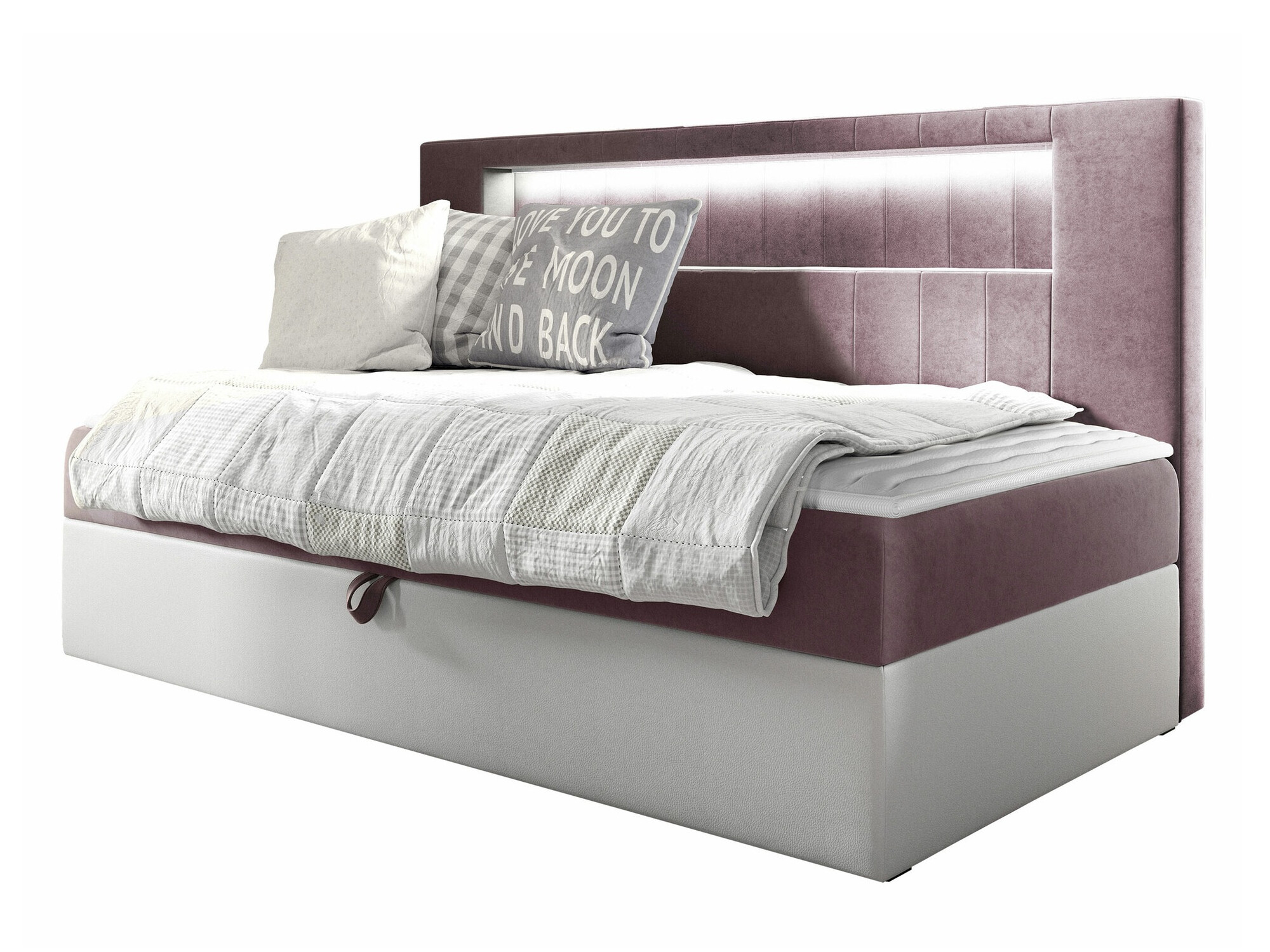 Boxspringbett Lucus IV (Soft 017 + Fresh 9)